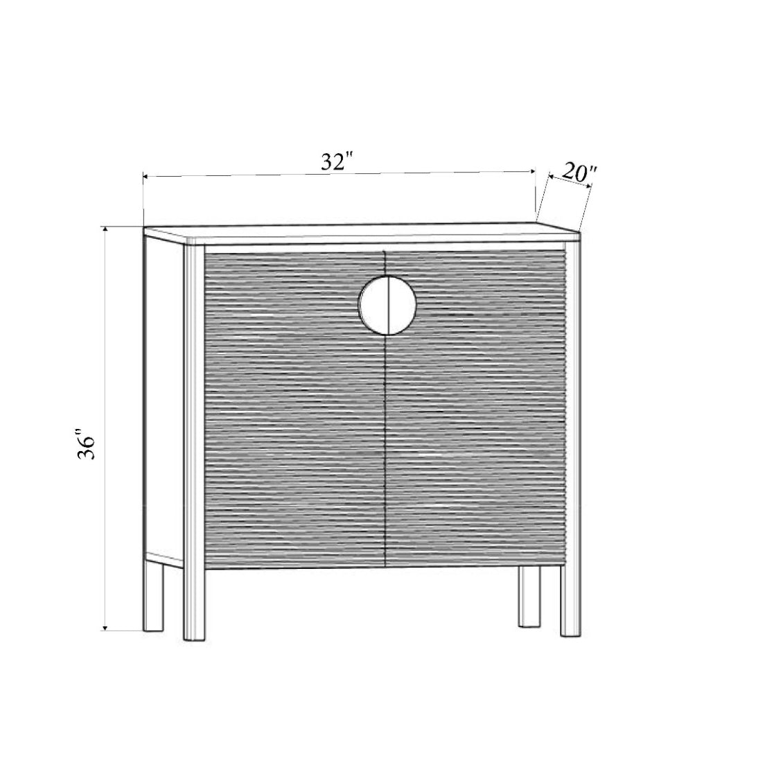 Soma Accent Cabinet by Urbia
