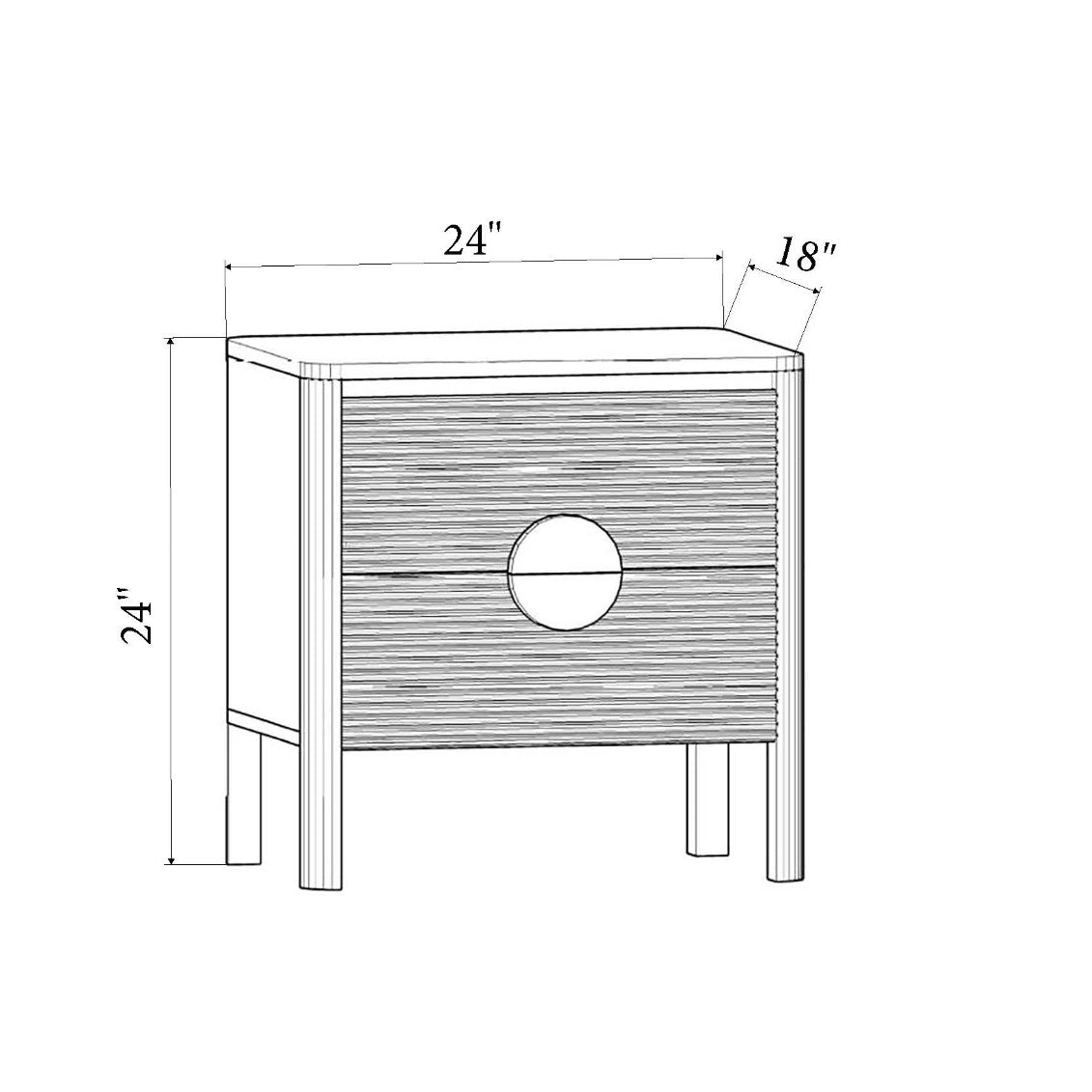 Soma Nightstand by Urbia