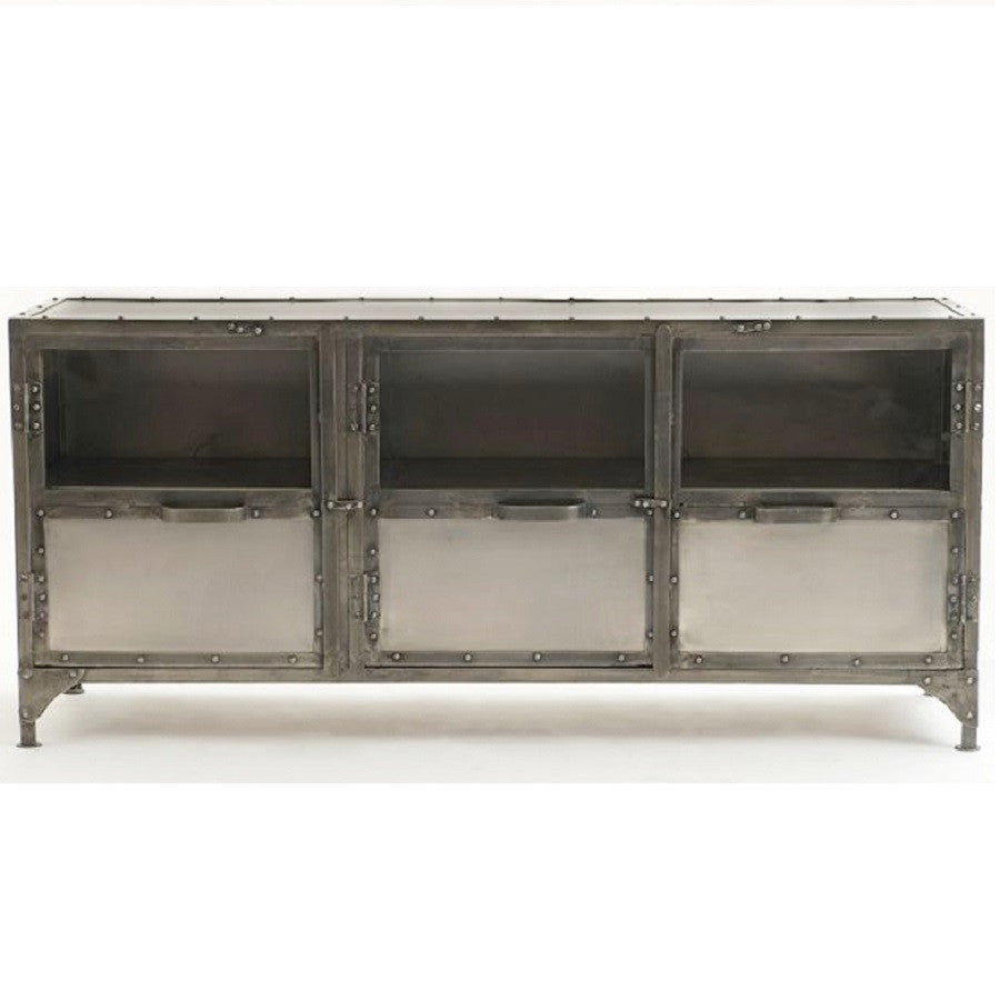 Element Industrial Media Console-Nickel