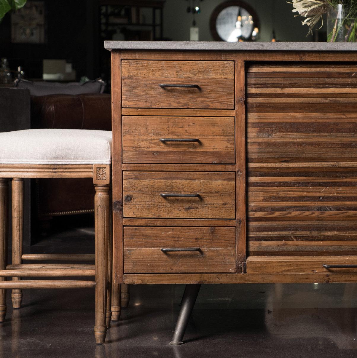 kitchen island with seating