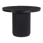 Tower Dining Table Black Marble by Moe's Home Collection
