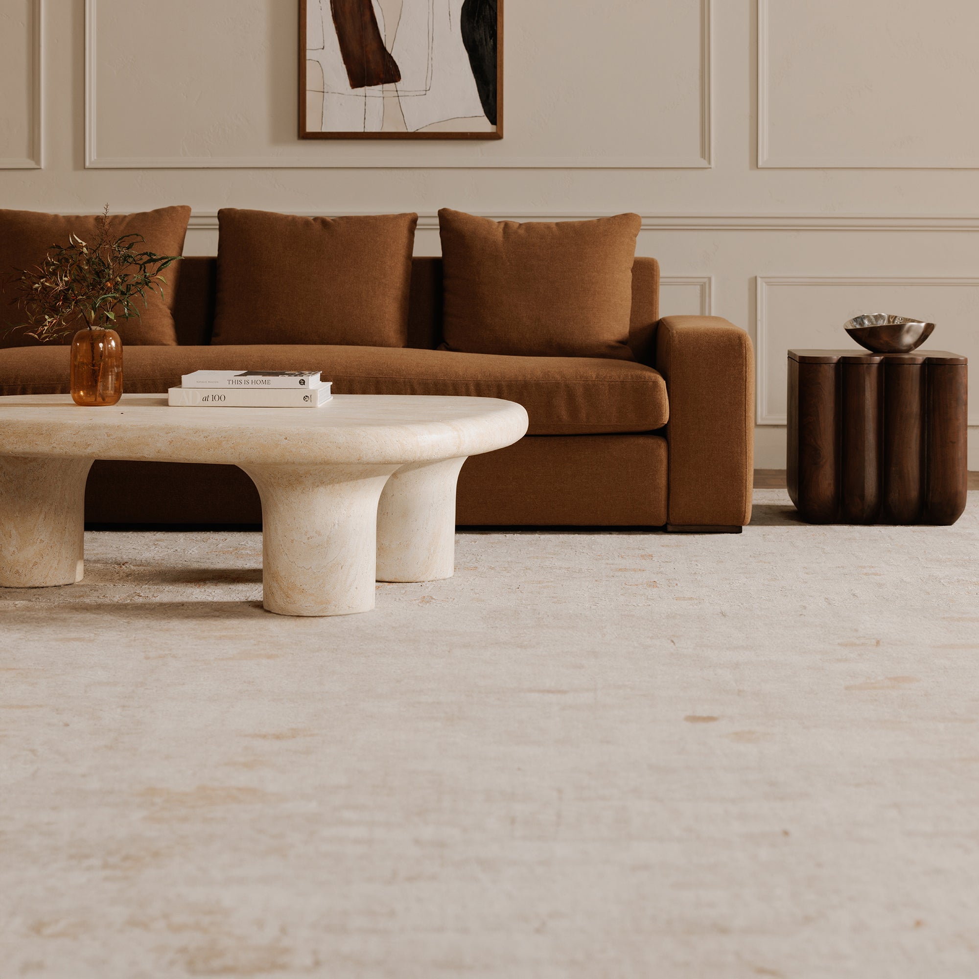 Punyo Punyo Accent Table Espresso Brown by Moe's Home Collection - view 3