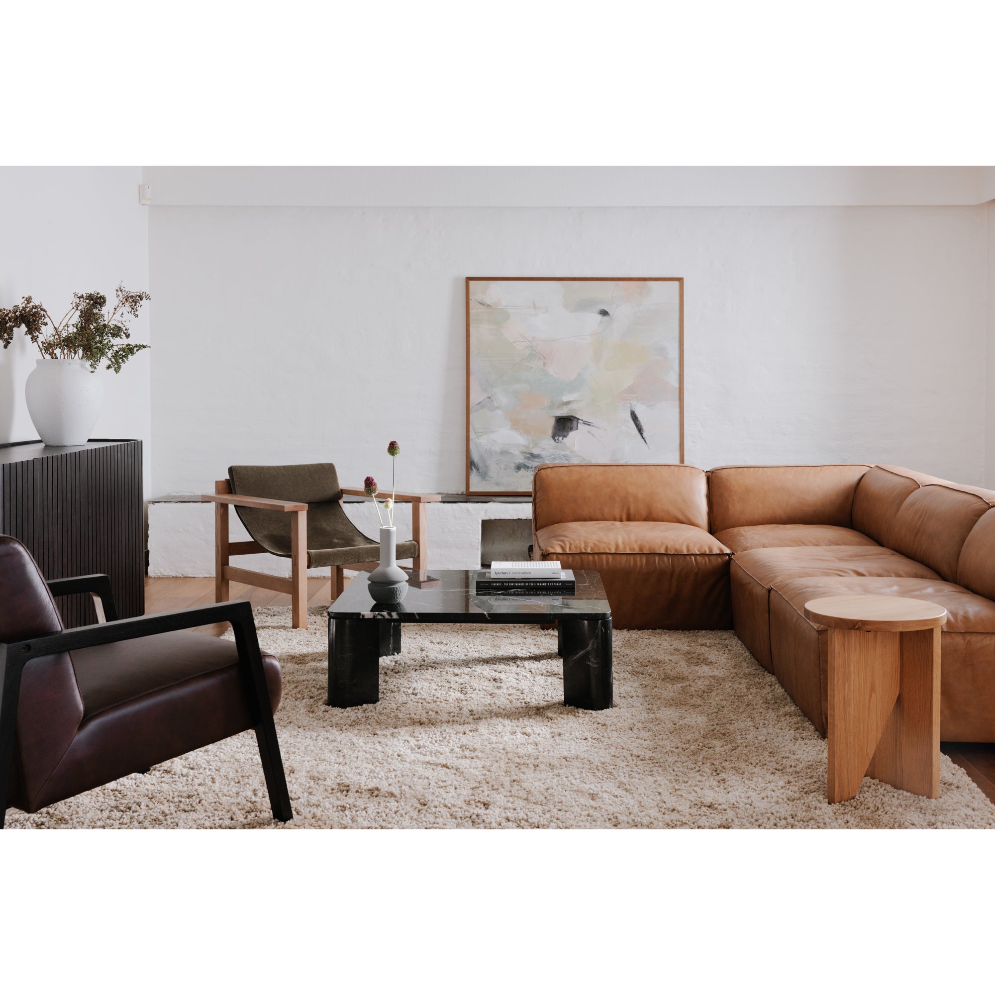 Segment Coffee Table Jetty Black by Moe's Home Collection - view 2