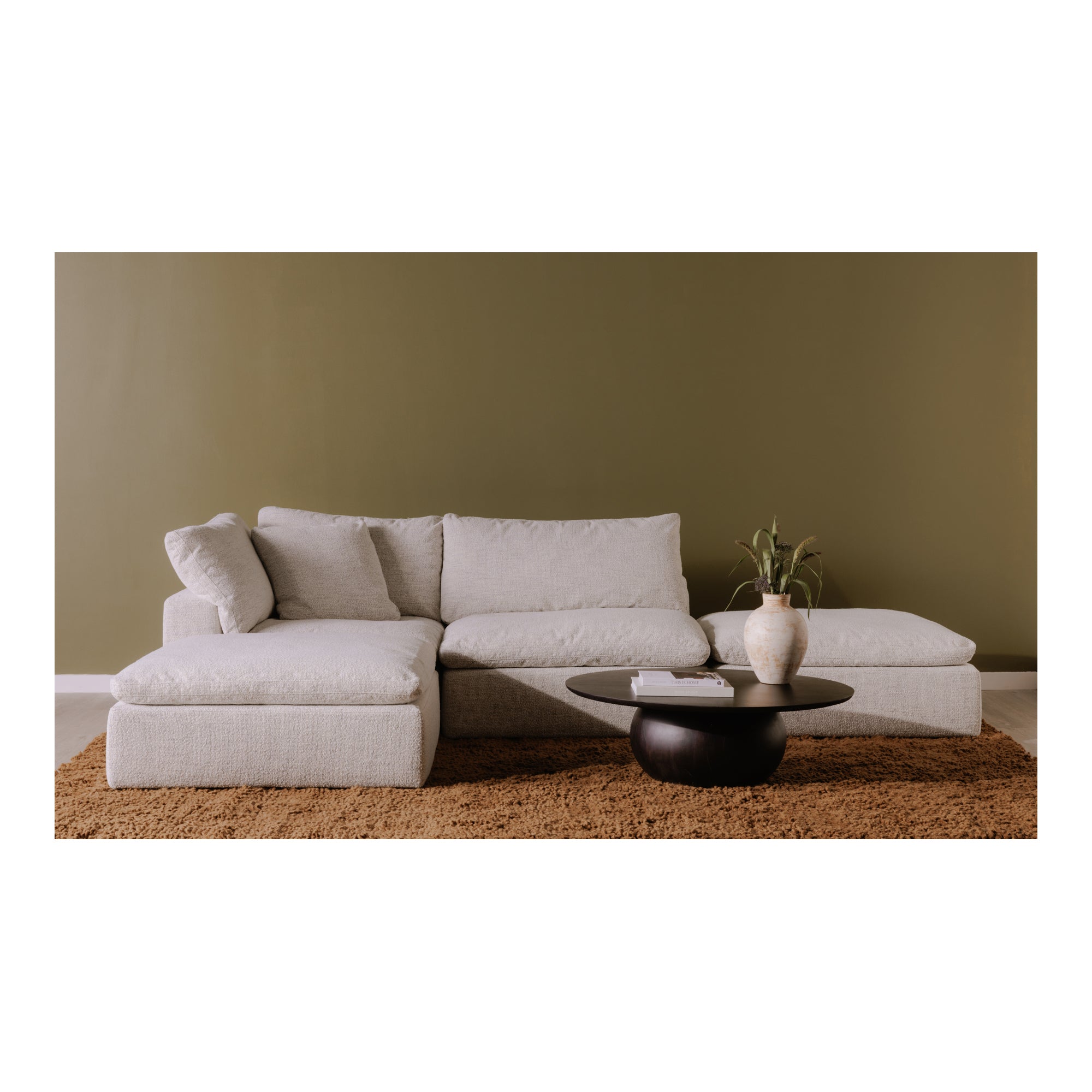 Bradbury Large Coffee Table Black by Moe's Home Collection - view 3