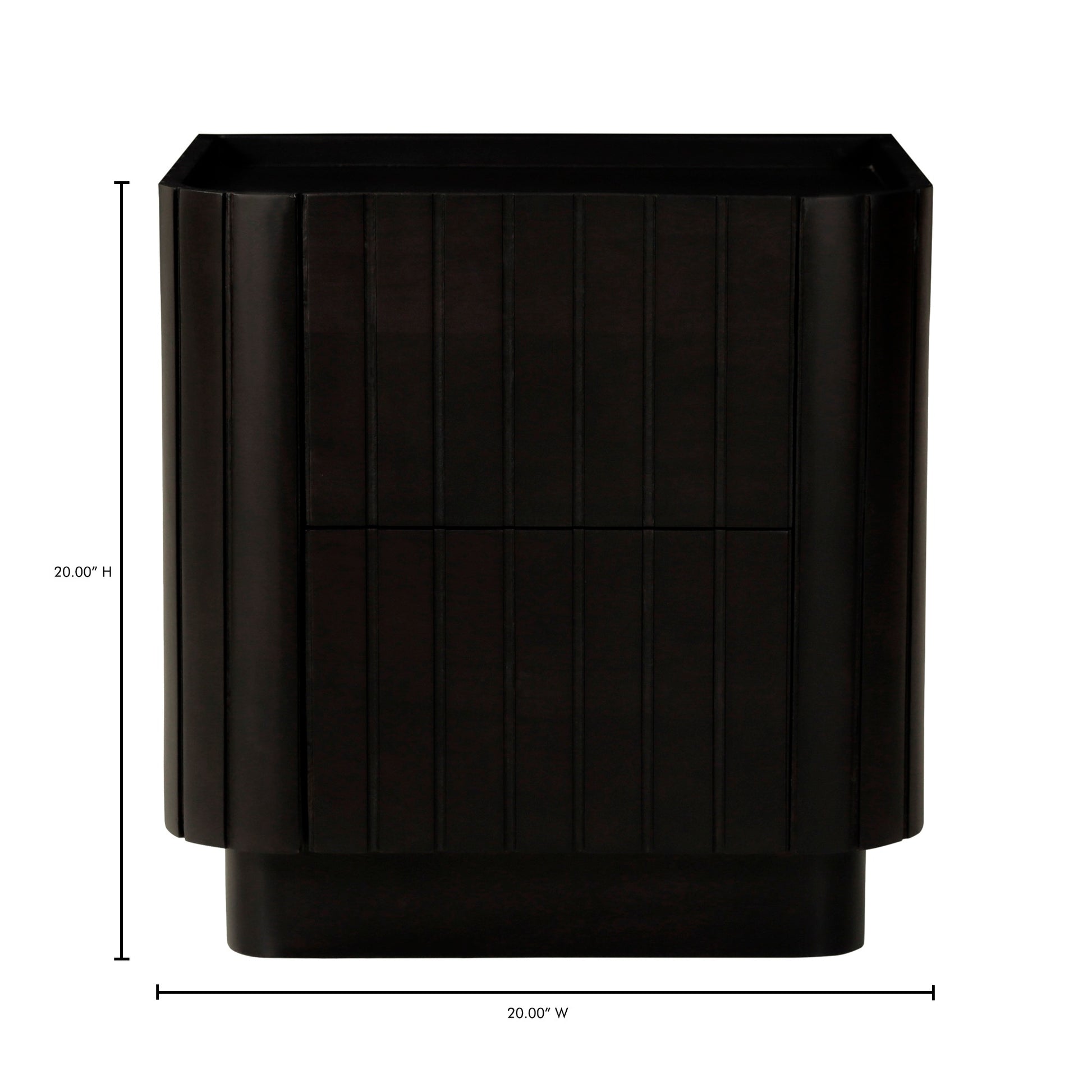 Povera Nightstand Black by Moe's Home Collection - view 10