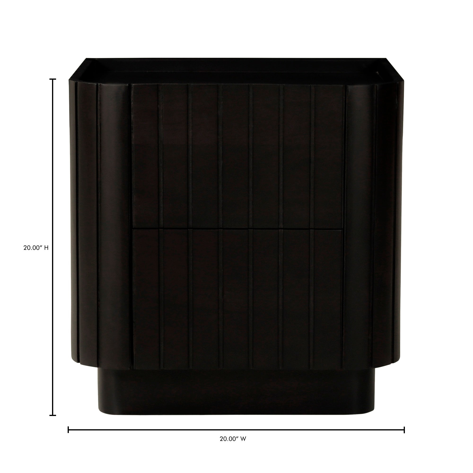 Povera Nightstand Black by Moe's Home Collection - view 10