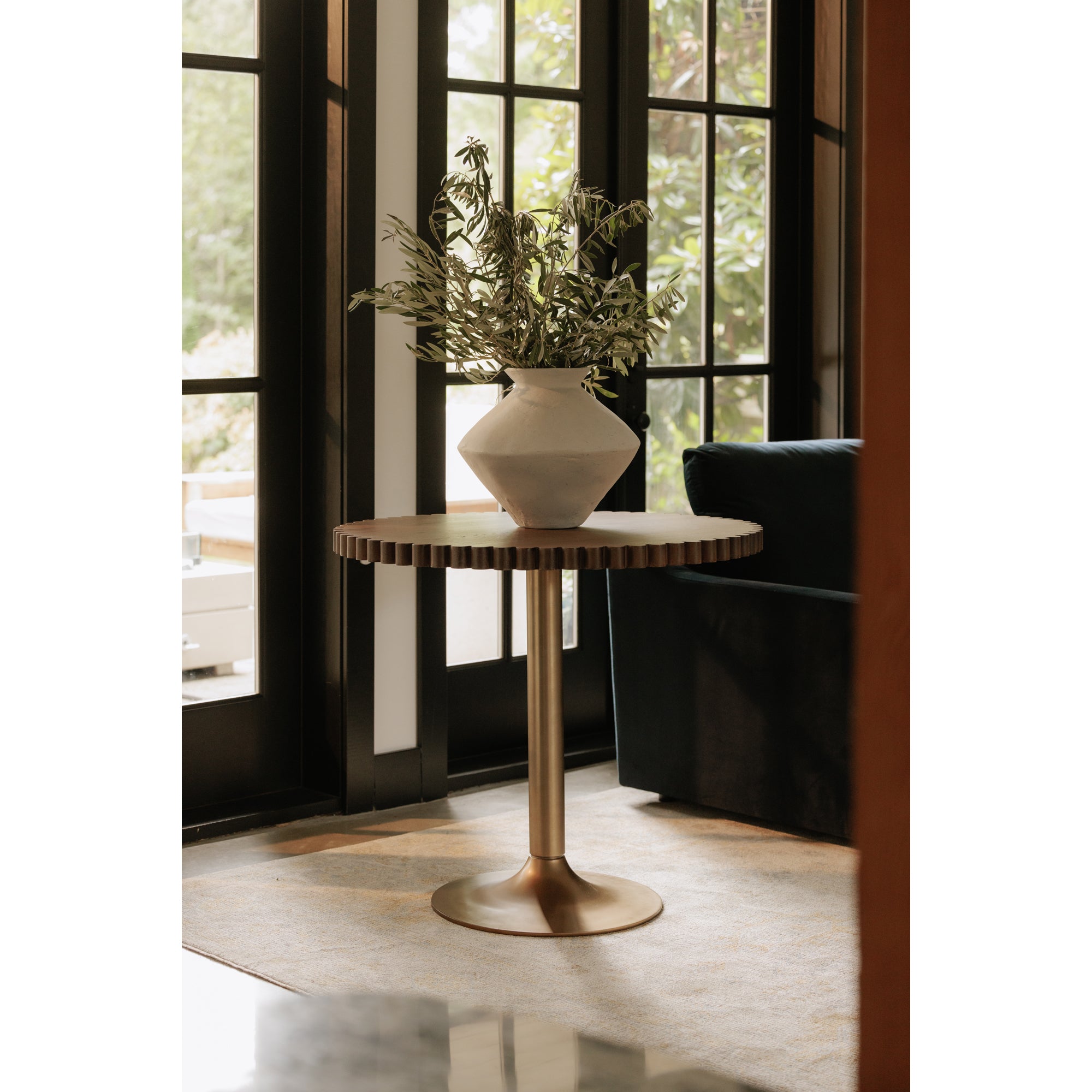 Nomi Cafe Table Brown by Moe's Home Collection - view 4