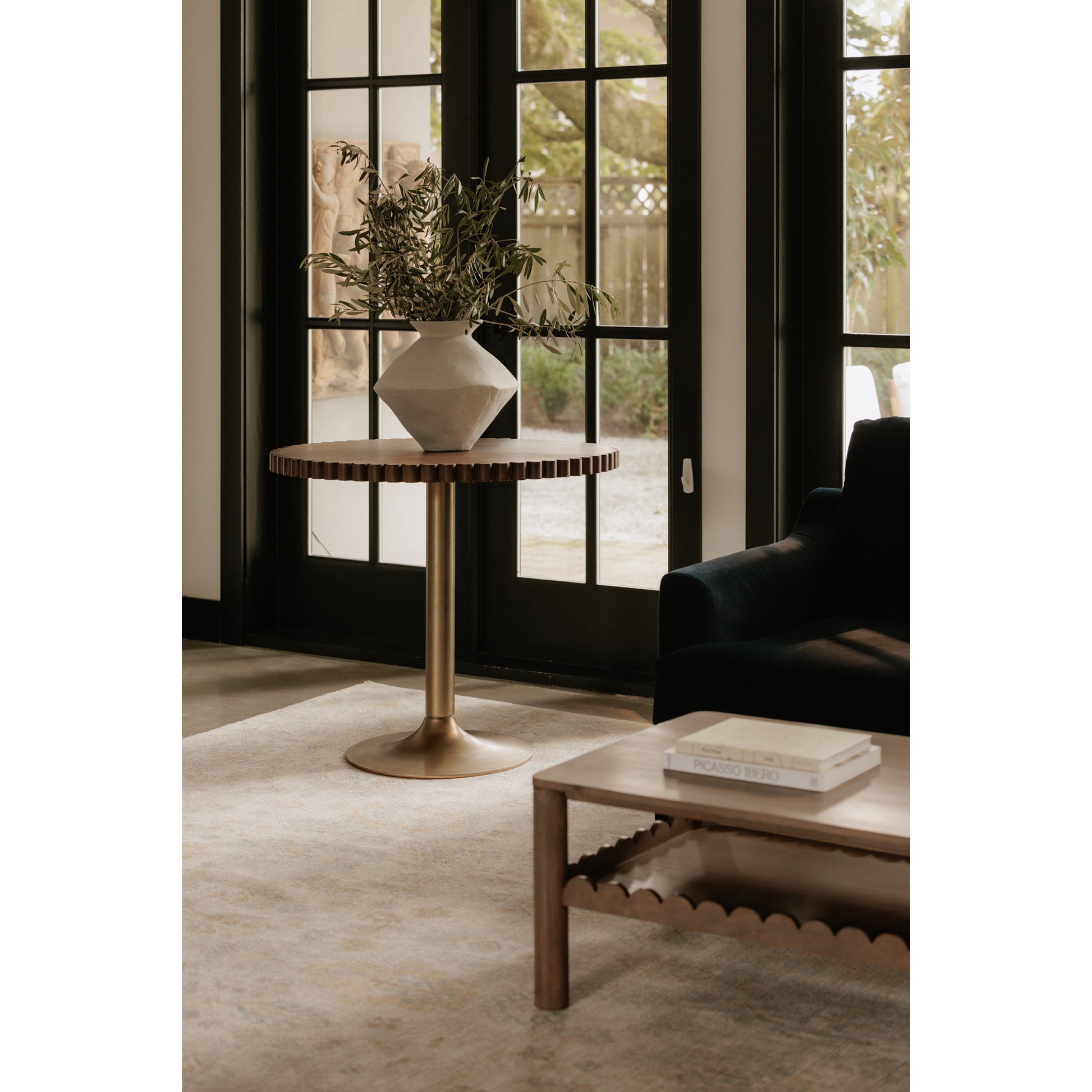 Nomi Cafe Table Brown by Moe's Home Collection - view 5