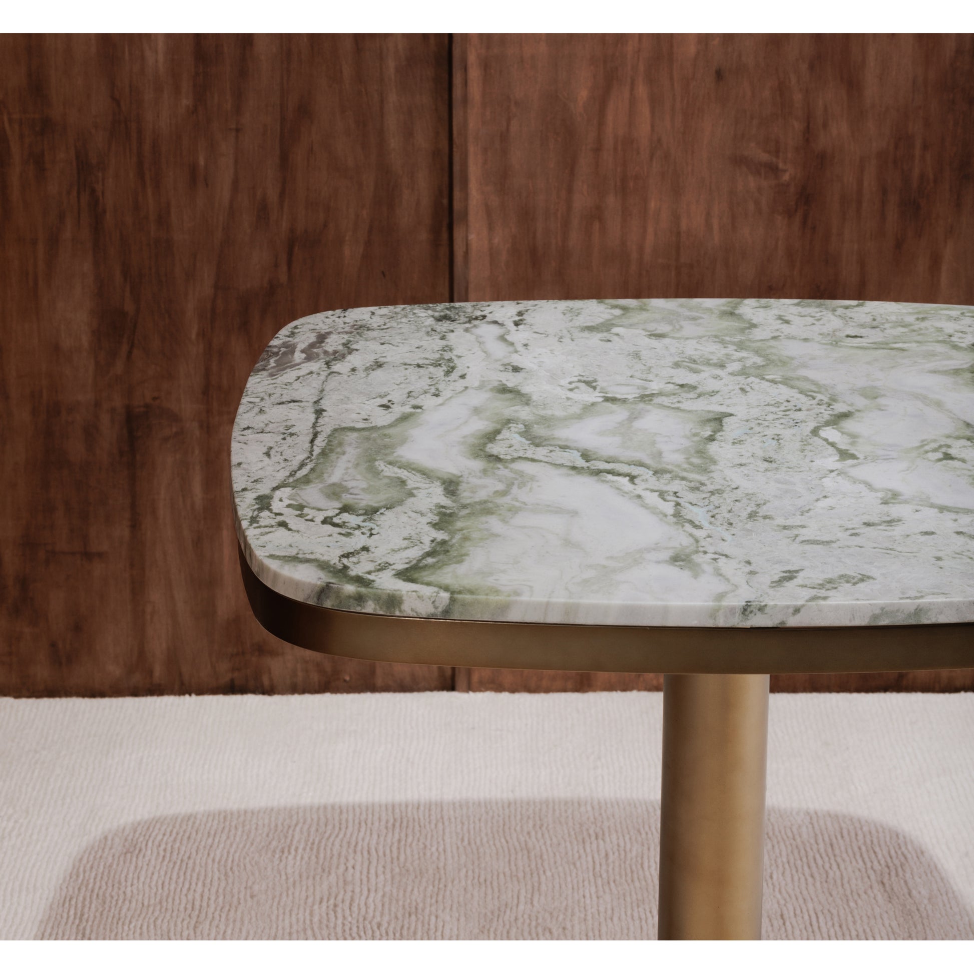 Celeste Cafe Table Green Onyx Marble by Moe's Home Collection - view 3