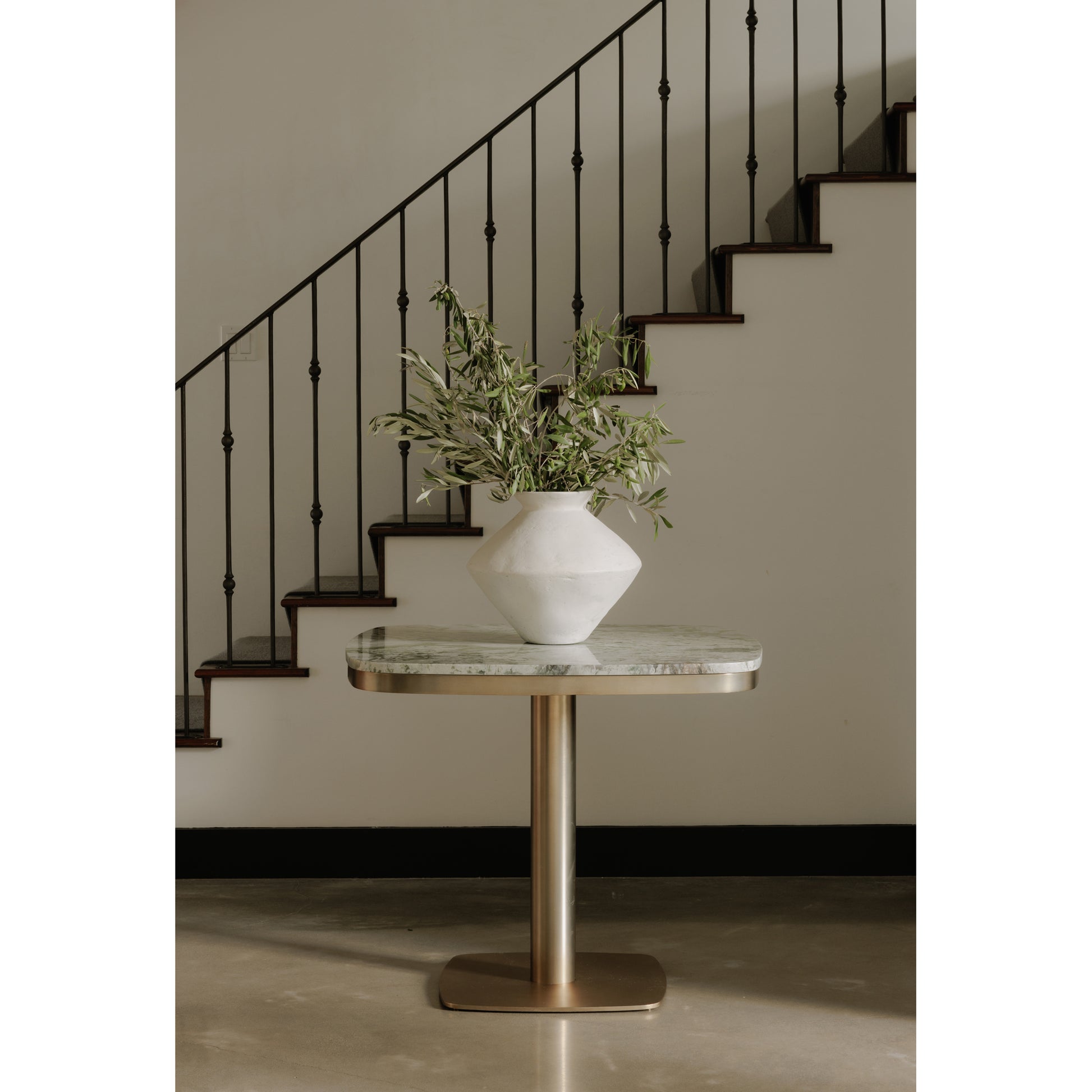 Celeste Cafe Table Green Onyx Marble by Moe's Home Collection - view 5