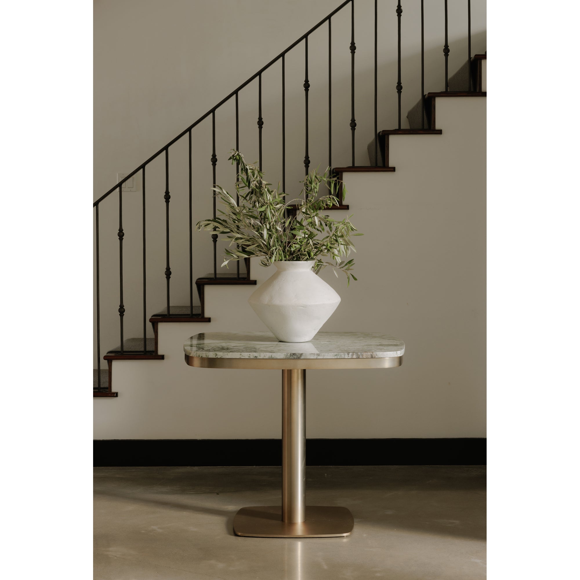 Celeste Cafe Table Green Onyx Marble by Moe's Home Collection - view 5