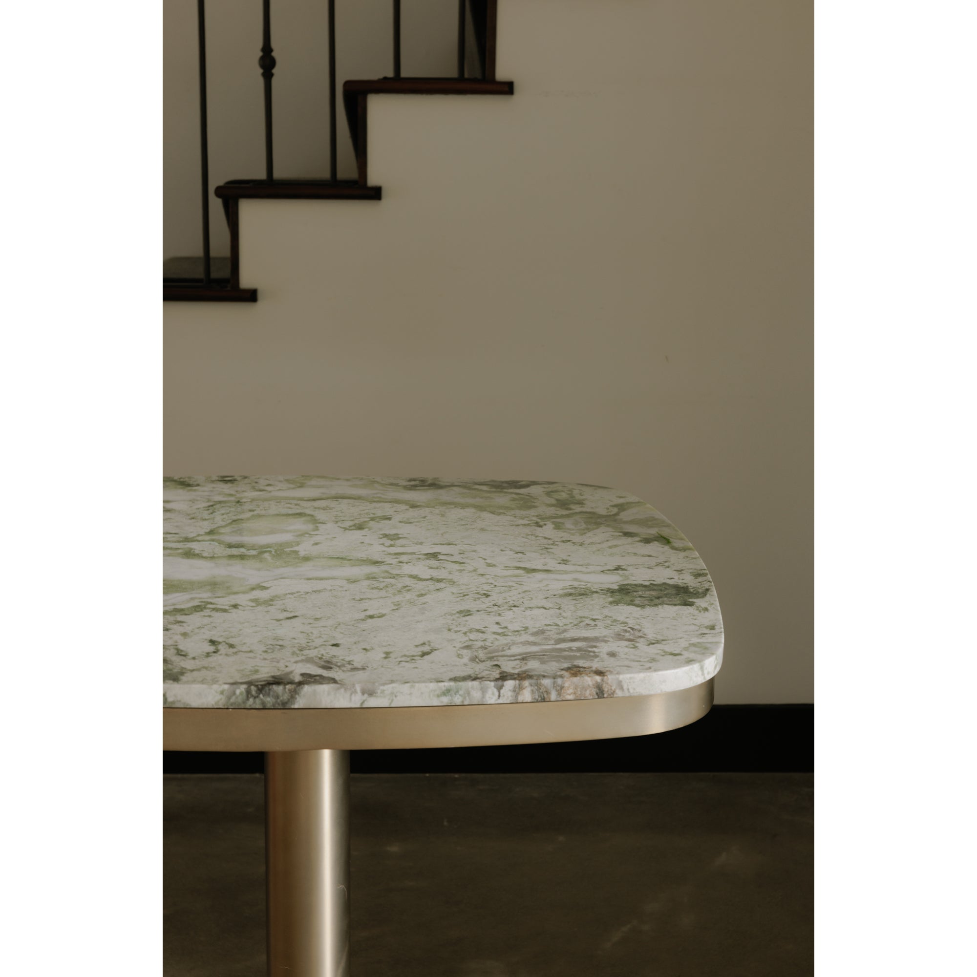 Celeste Cafe Table Green Onyx Marble by Moe's Home Collection - view 7