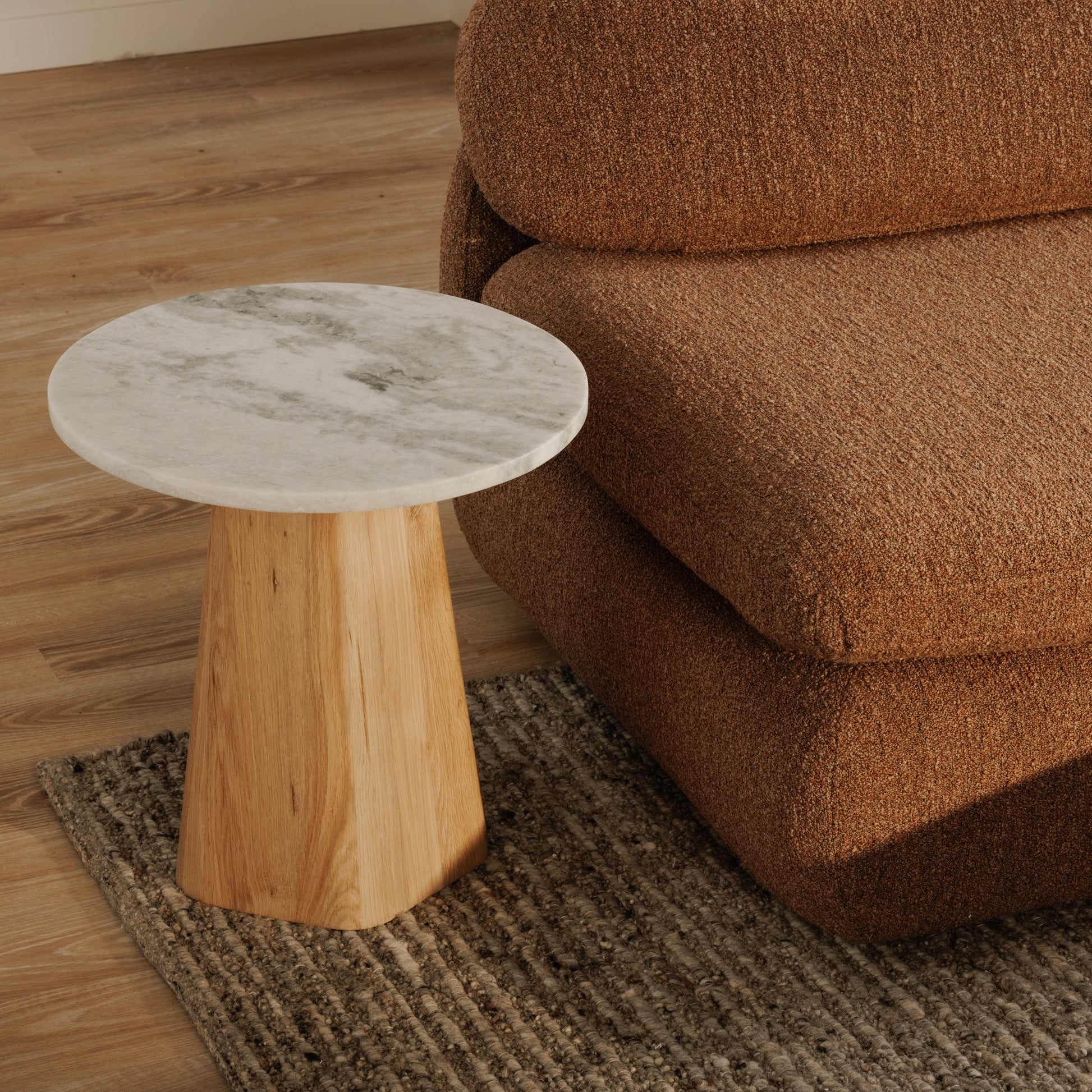 Evelyn Accent Table Ashen Grey Matrix Marble by Moe's Home Collection - view 2