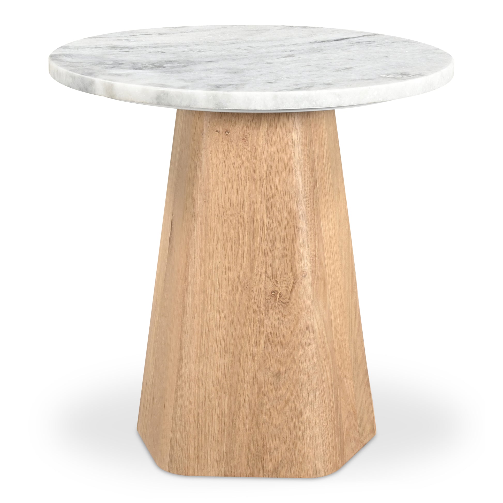 Evelyn Accent Table Ashen Grey Matrix Marble by Moe's Home Collection