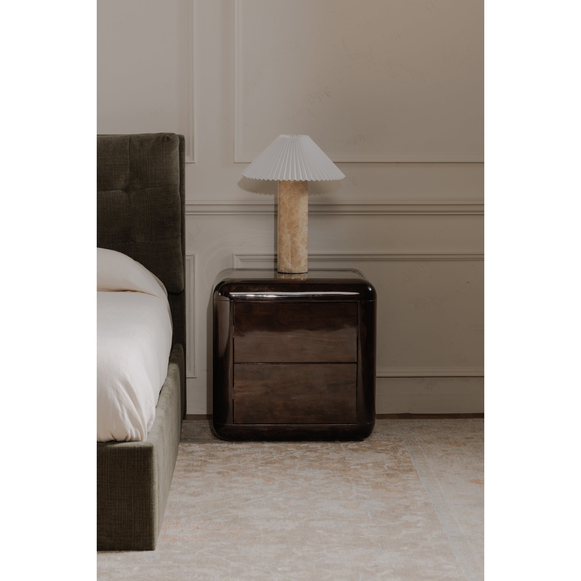 Rory Nightstand Dark Brown by Moe's Home Collection - view 2