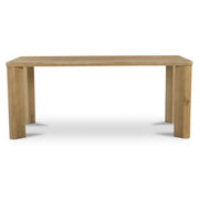 Segment Dining Table Wood Small Heritage Brown by Moe's Home Collection