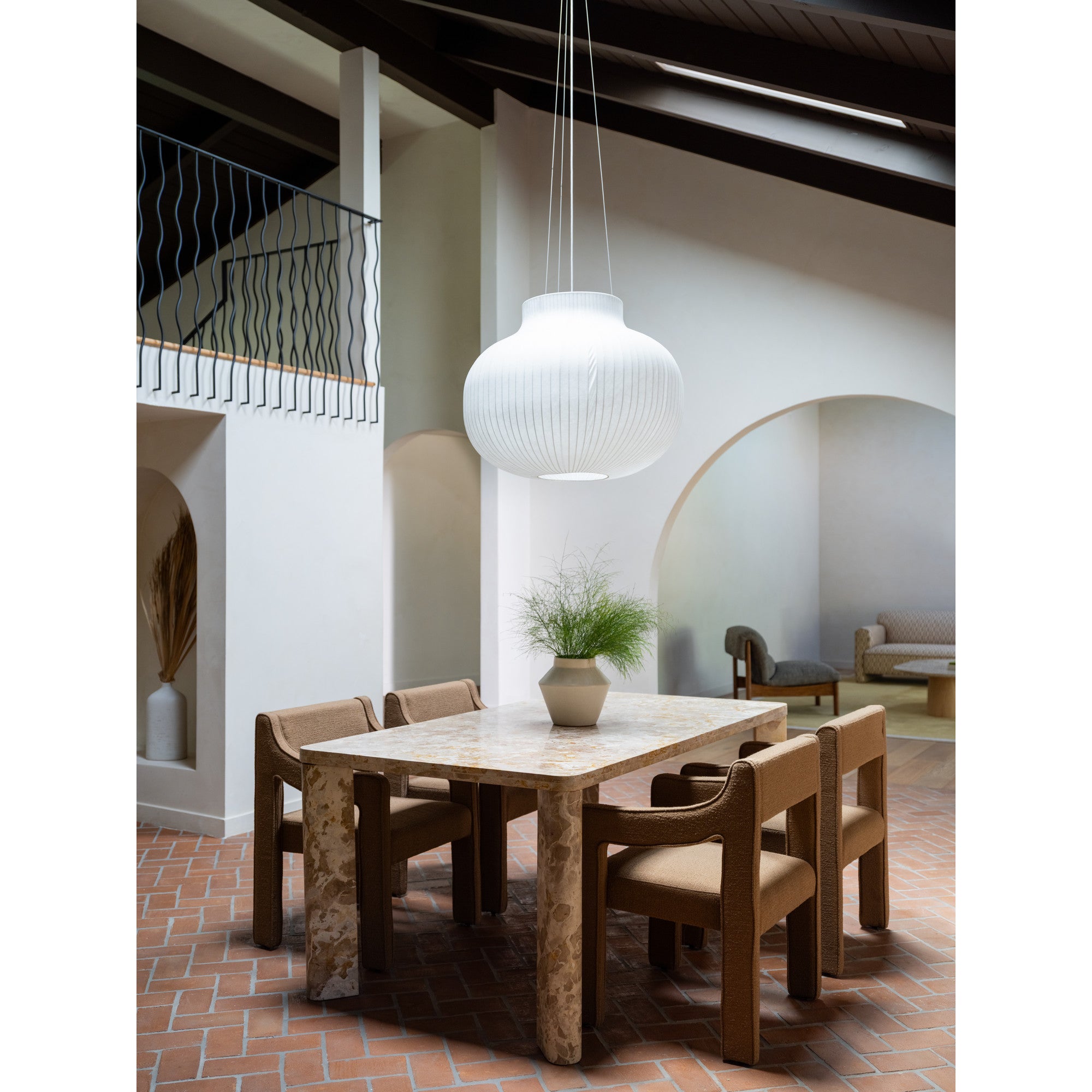 Segment Dining Table Panther Stone Beige by Moe's Home Collection - view 8