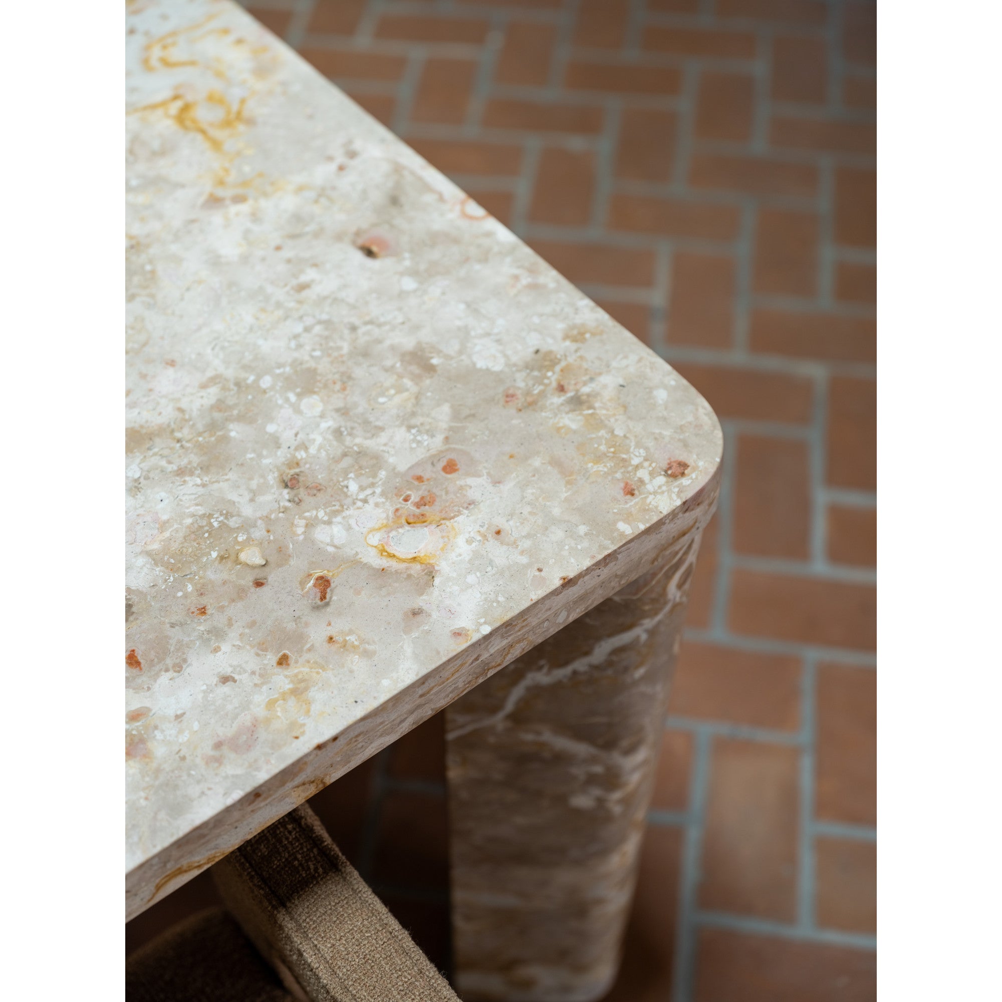 Segment Dining Table Panther Stone Beige by Moe's Home Collection - view 2