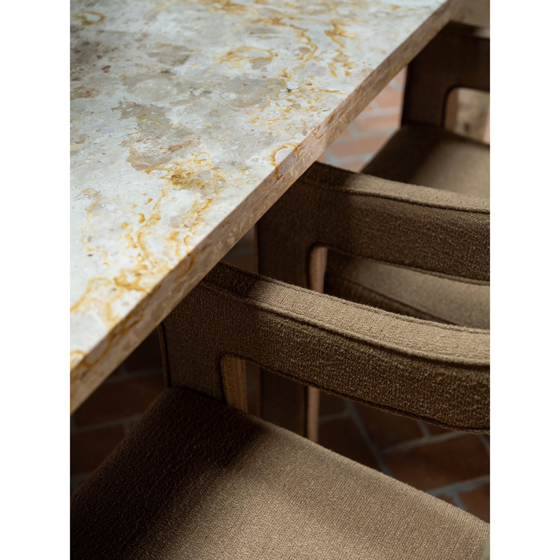 Segment Dining Table Panther Stone Beige by Moe's Home Collection - view 3