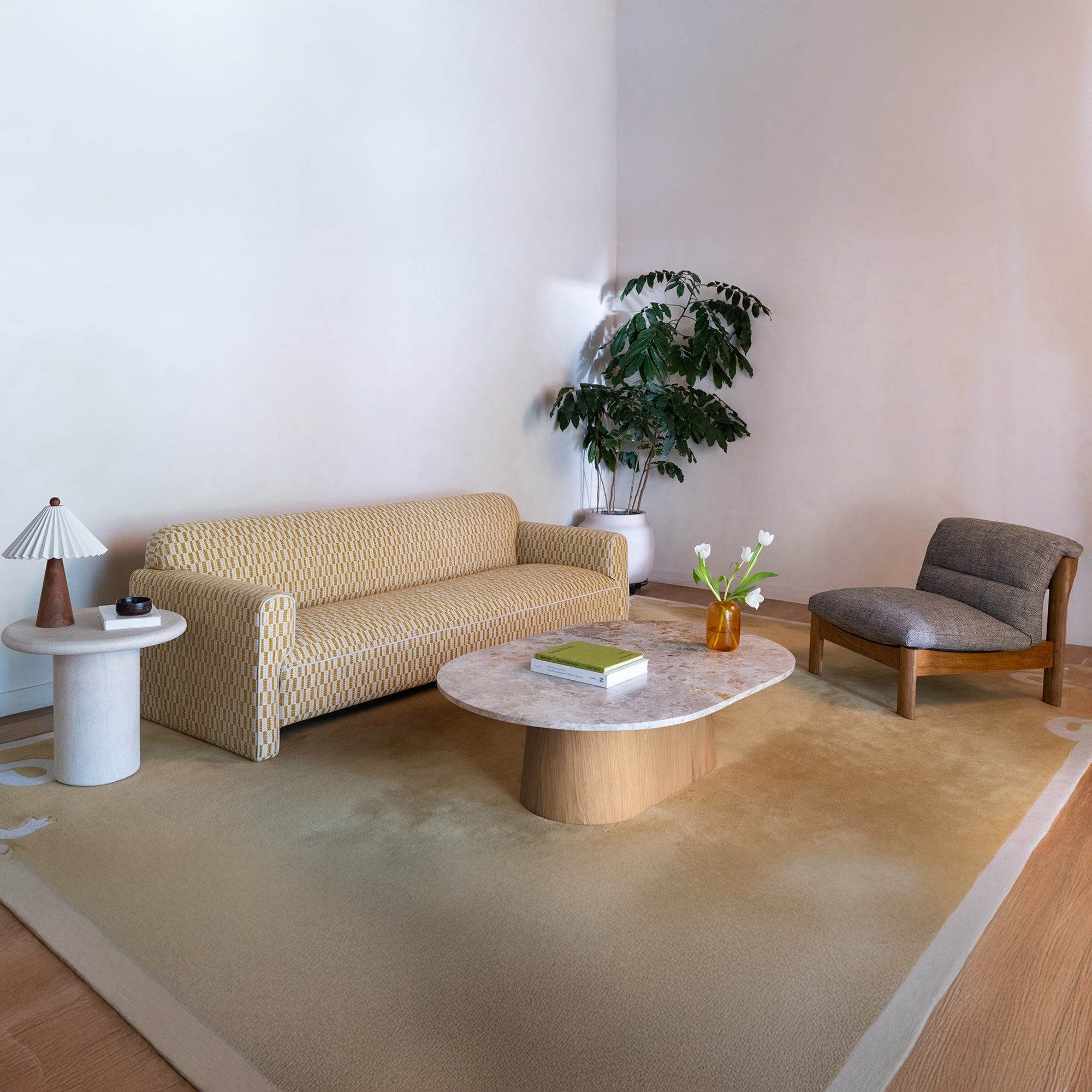 Carly Coffee Table Panther Stone by Moe's Home Collection - view 5