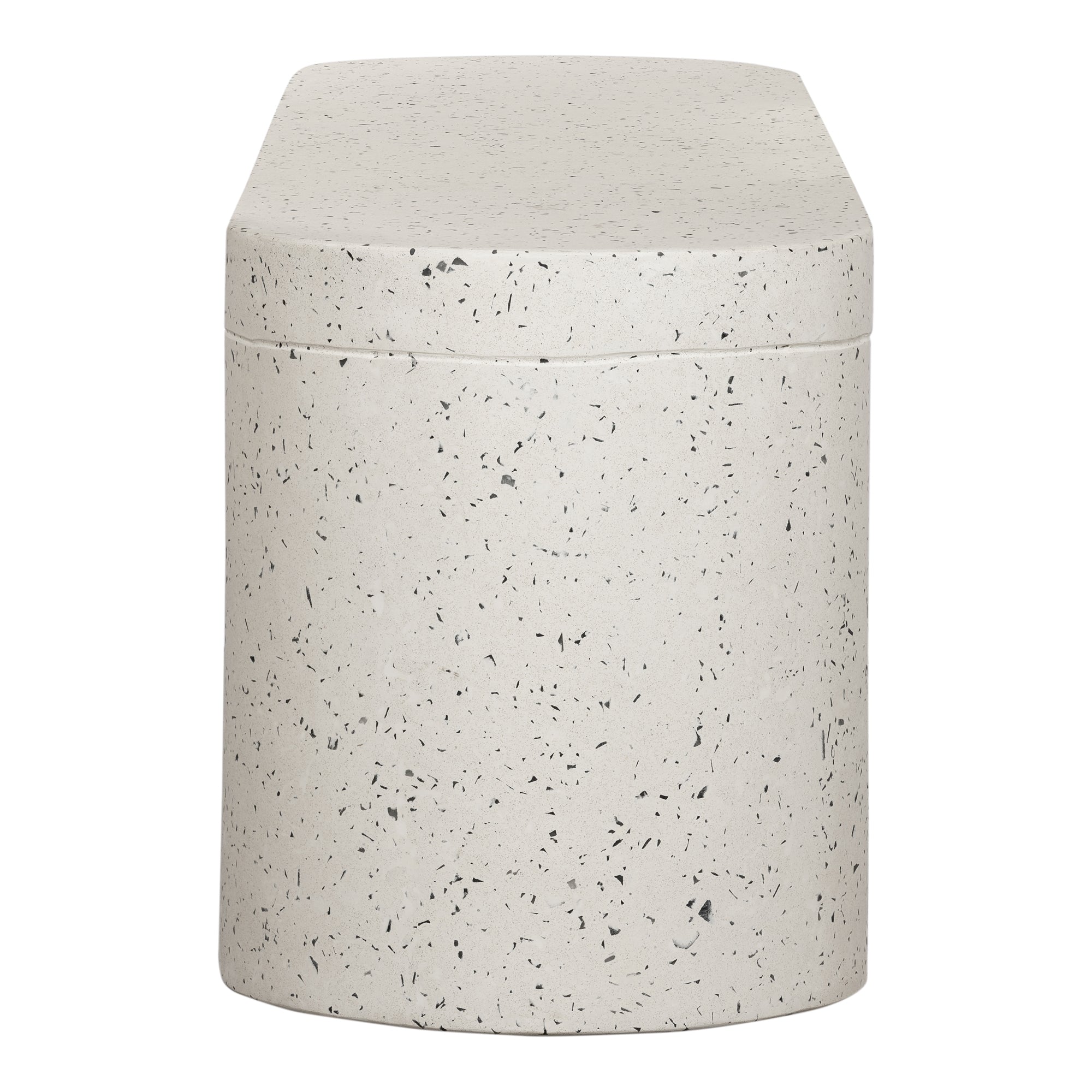 Lyon Outdoor Bench White Terrazzo by Moe's Home Collection - view 3