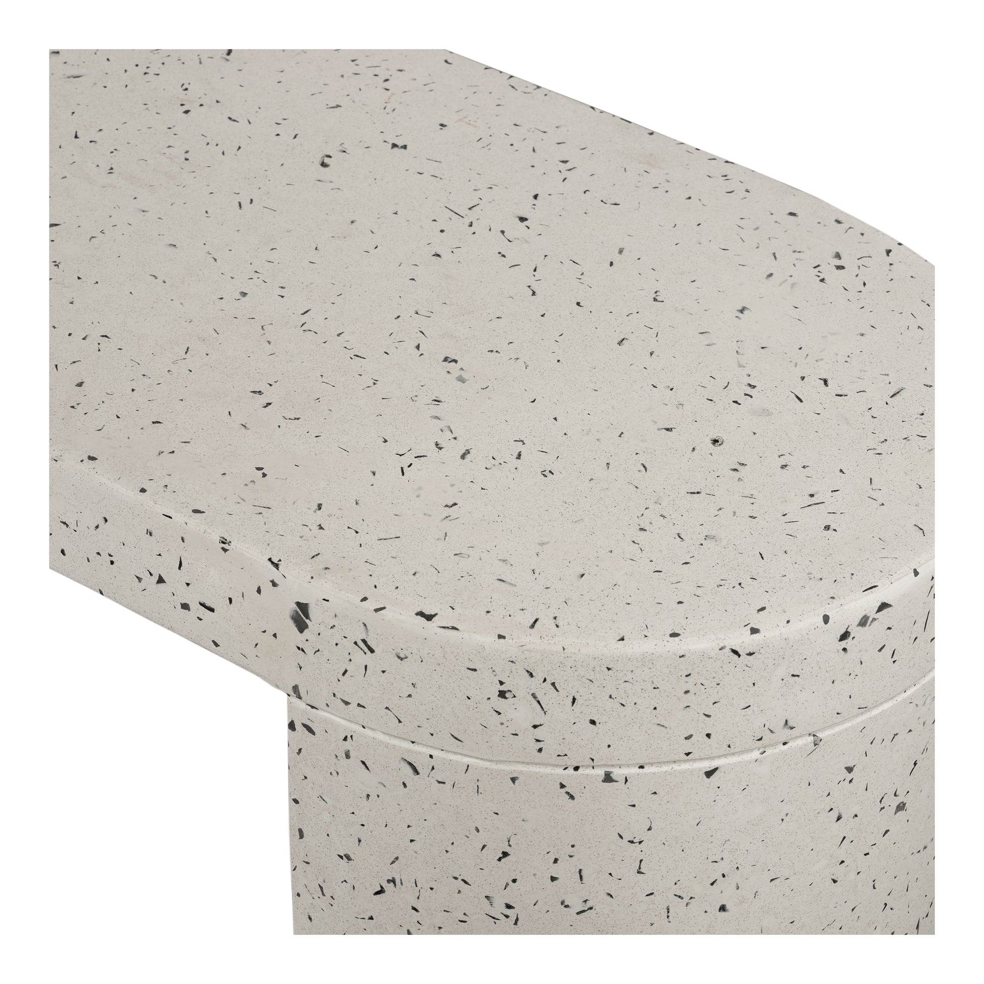 Lyon Outdoor Bench White Terrazzo by Moe's Home Collection - view 5