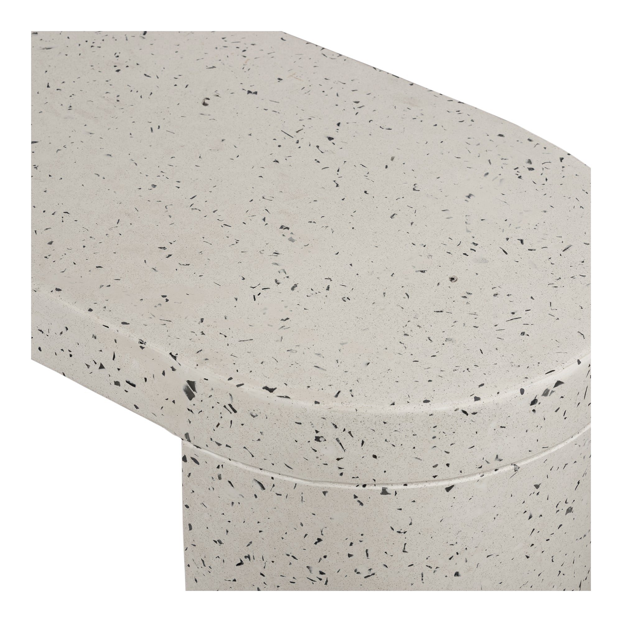 Lyon Outdoor Bench White Terrazzo by Moe's Home Collection - view 5