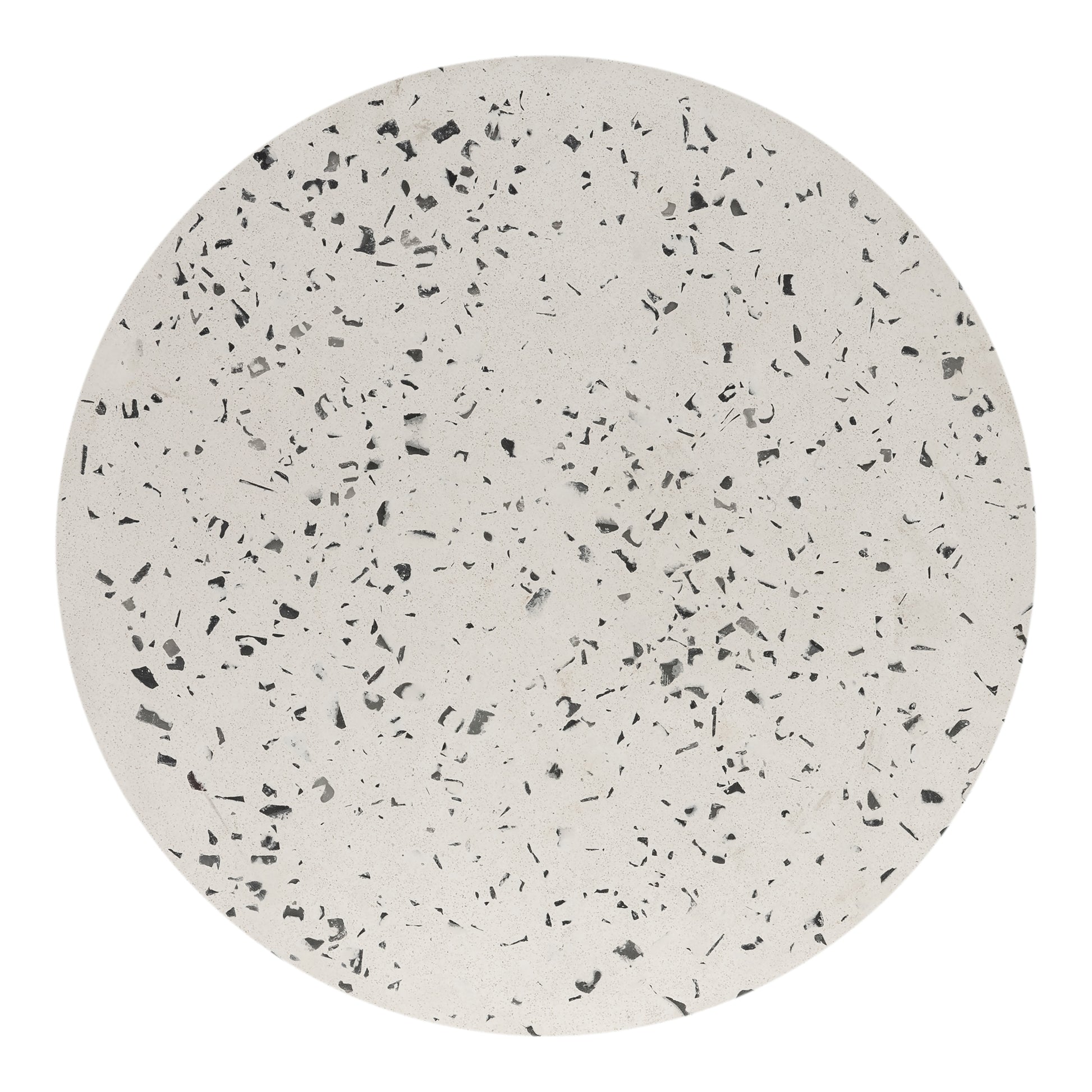 Lyon Outdoor Stool White Terrazzo by Moe's Home Collection - view 6