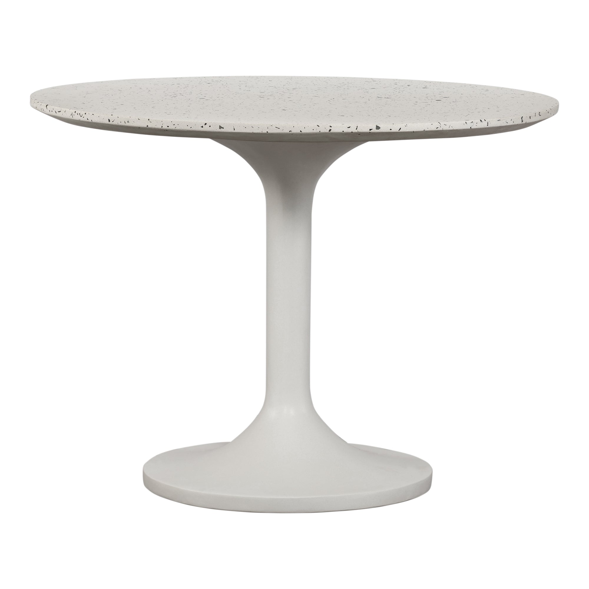 Tuli Outdoor Cafe Table White Terrazzo by Moe's Home Collection