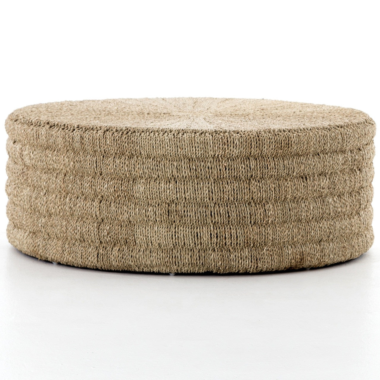 Pascal Woven Round Coffee Table Ottoman