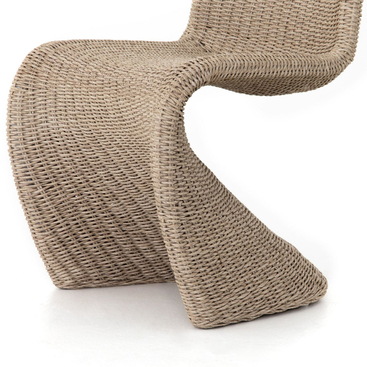 Portia Vintage White Outdoor Dining Chair