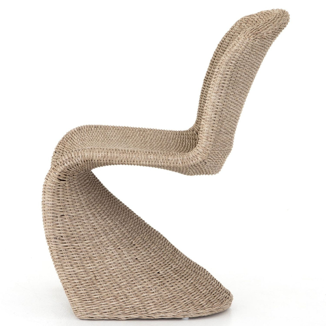 Portia Vintage White Outdoor Dining Chair