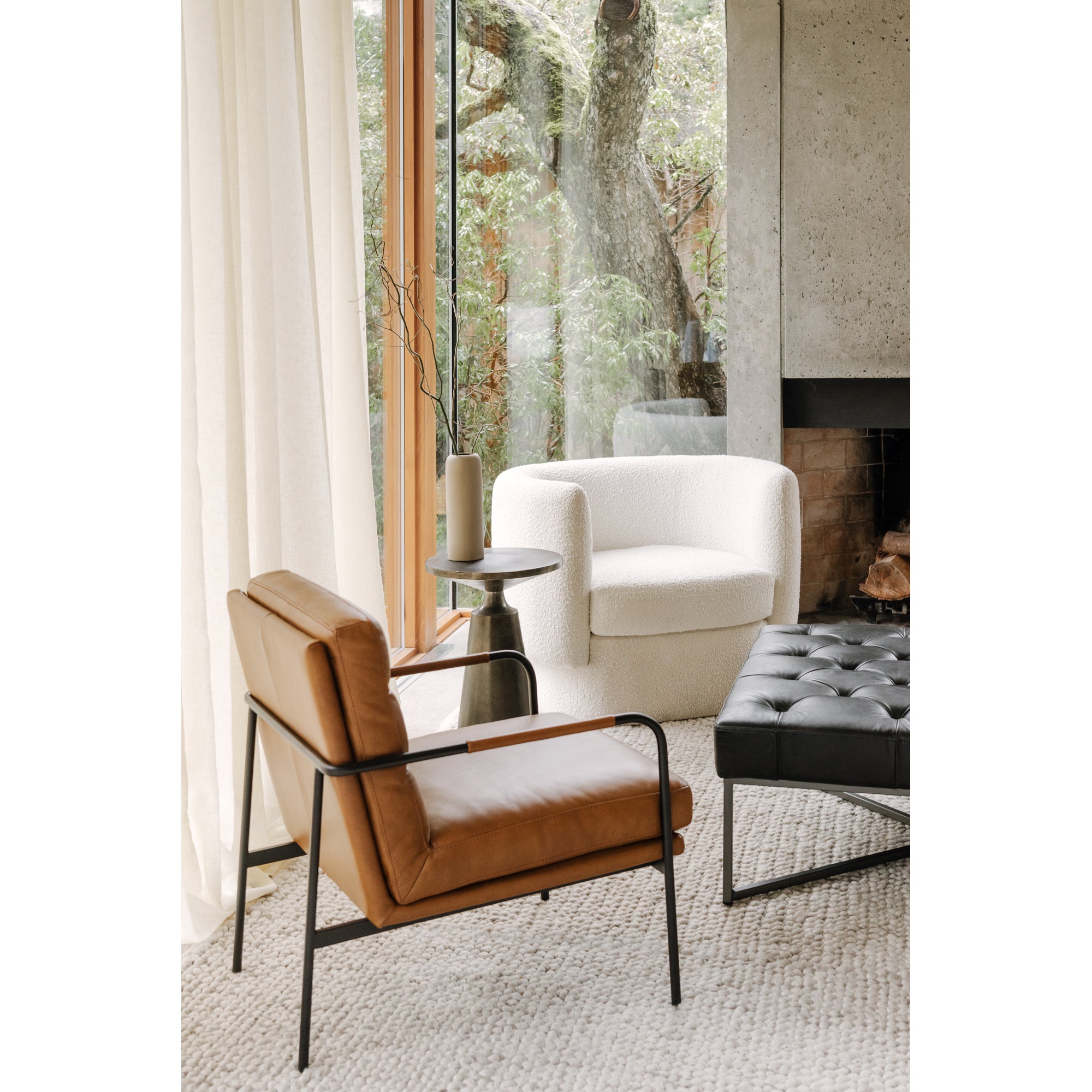 Koba Chair Maya White by Moe's Home Collection - view 10