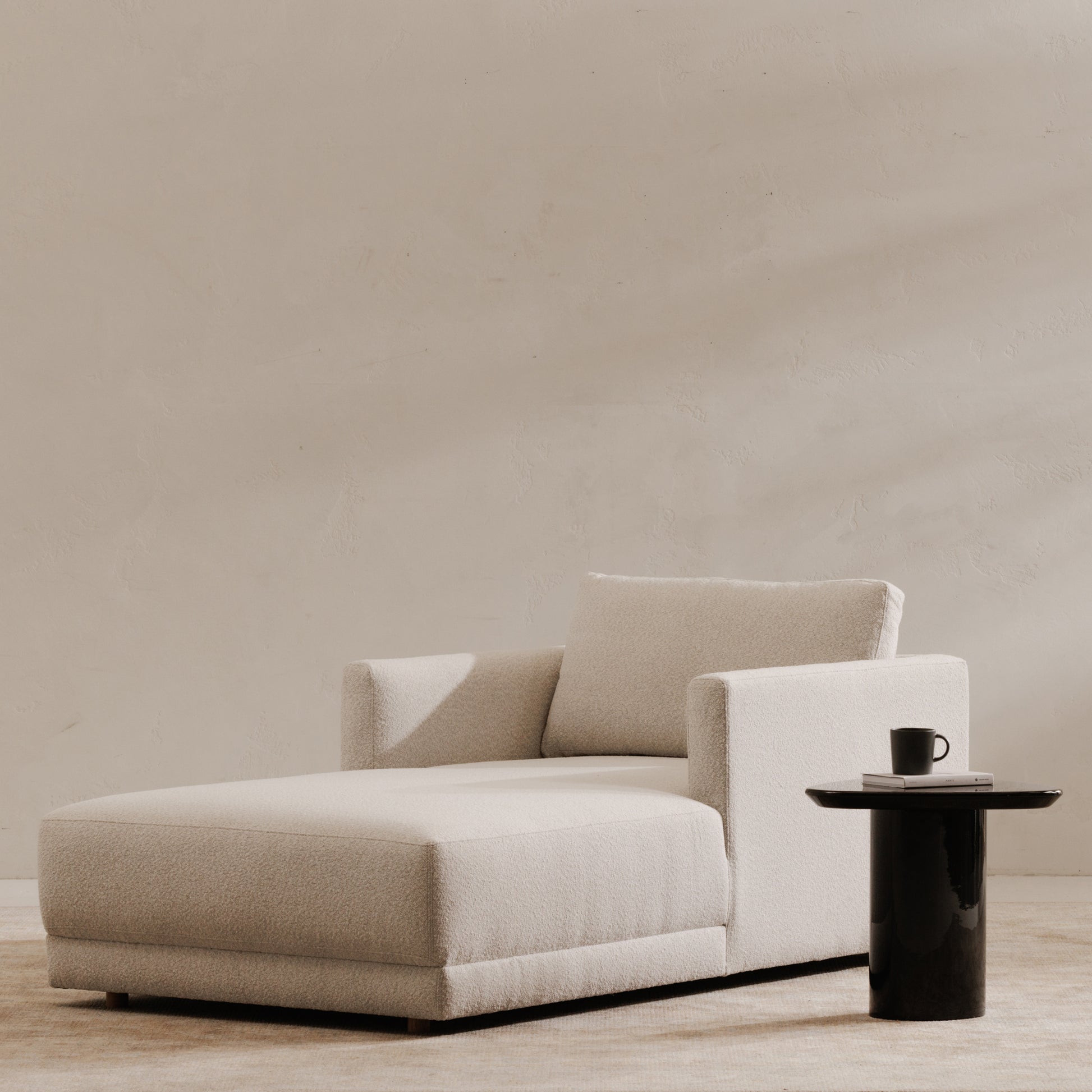 Bryn Chaise Oyster by Moe's Home Collection - view 2