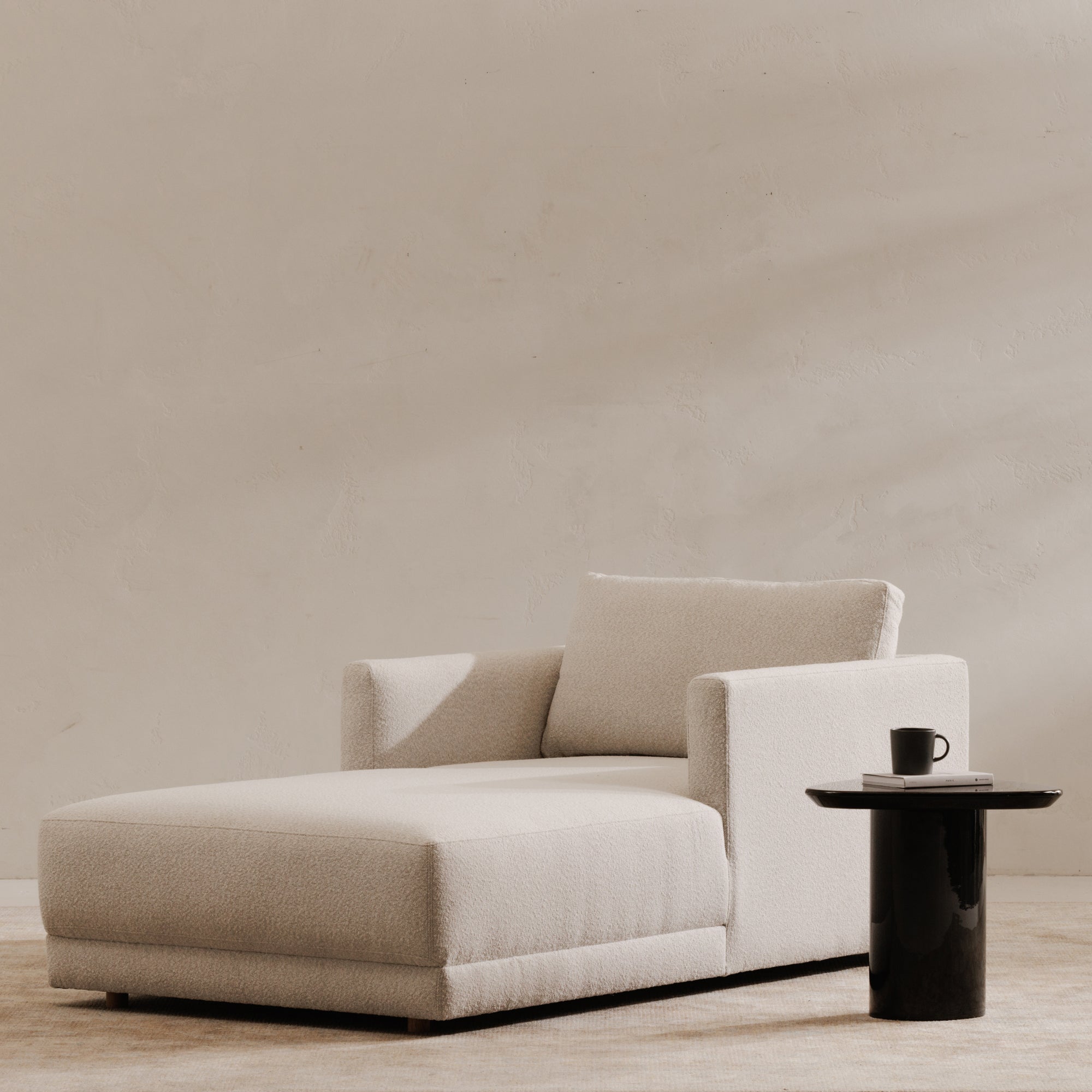 Bryn Chaise Oyster by Moe's Home Collection - view 2