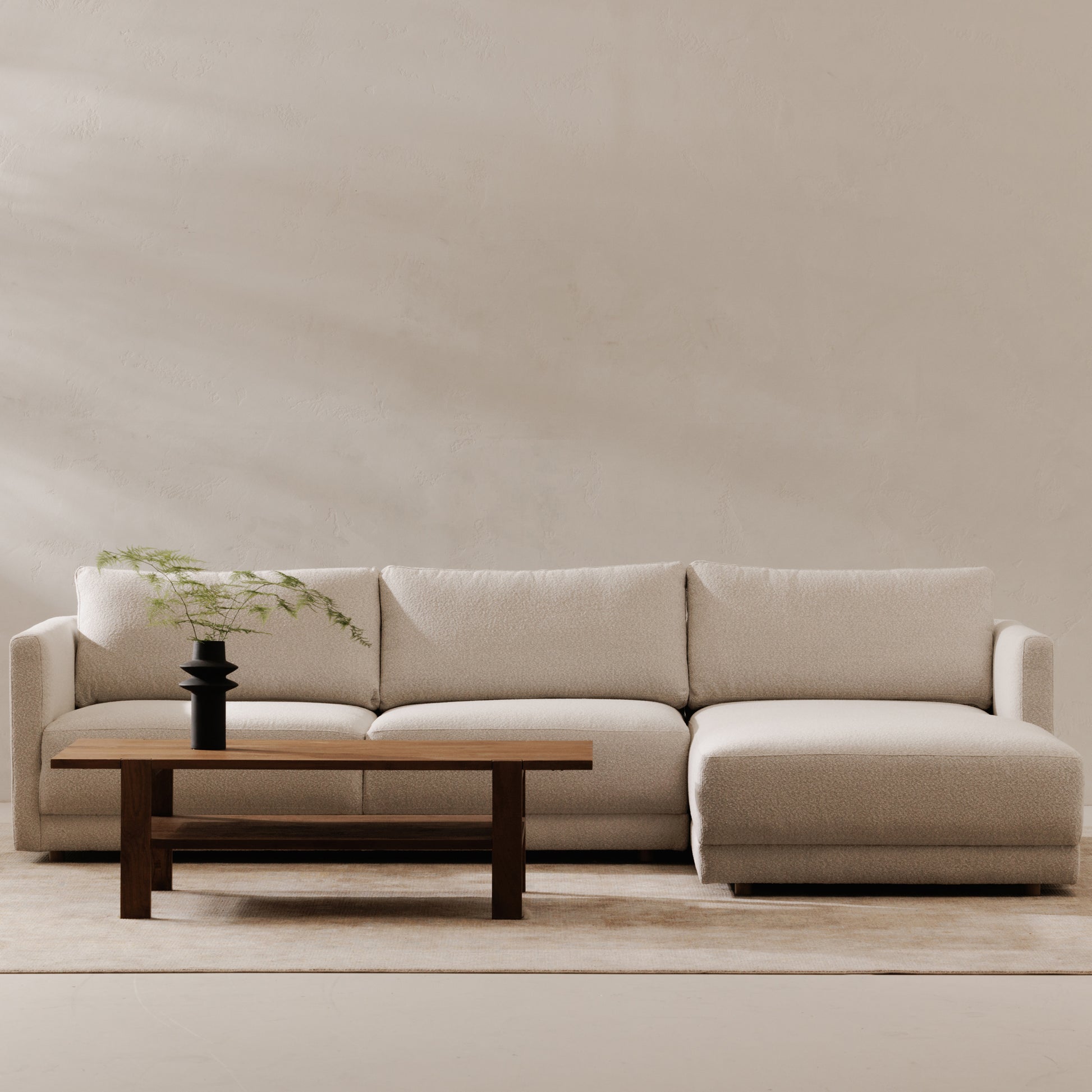 Bryn Sectional Right Oyster by Moe's Home Collection - view 2