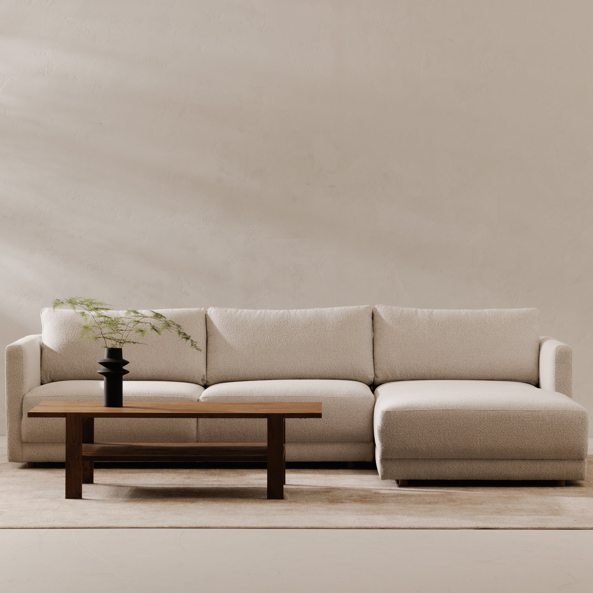 Bryn Sectional Right Oyster by Moe's Home Collection - view 2