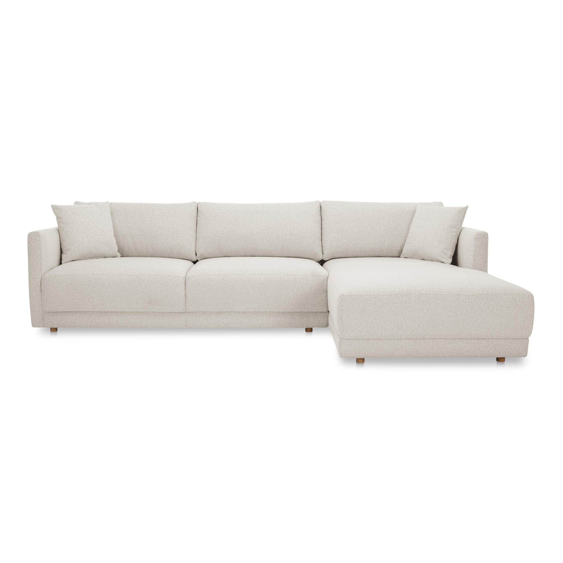 Bryn Sectional Right Oyster by Moe's Home Collection