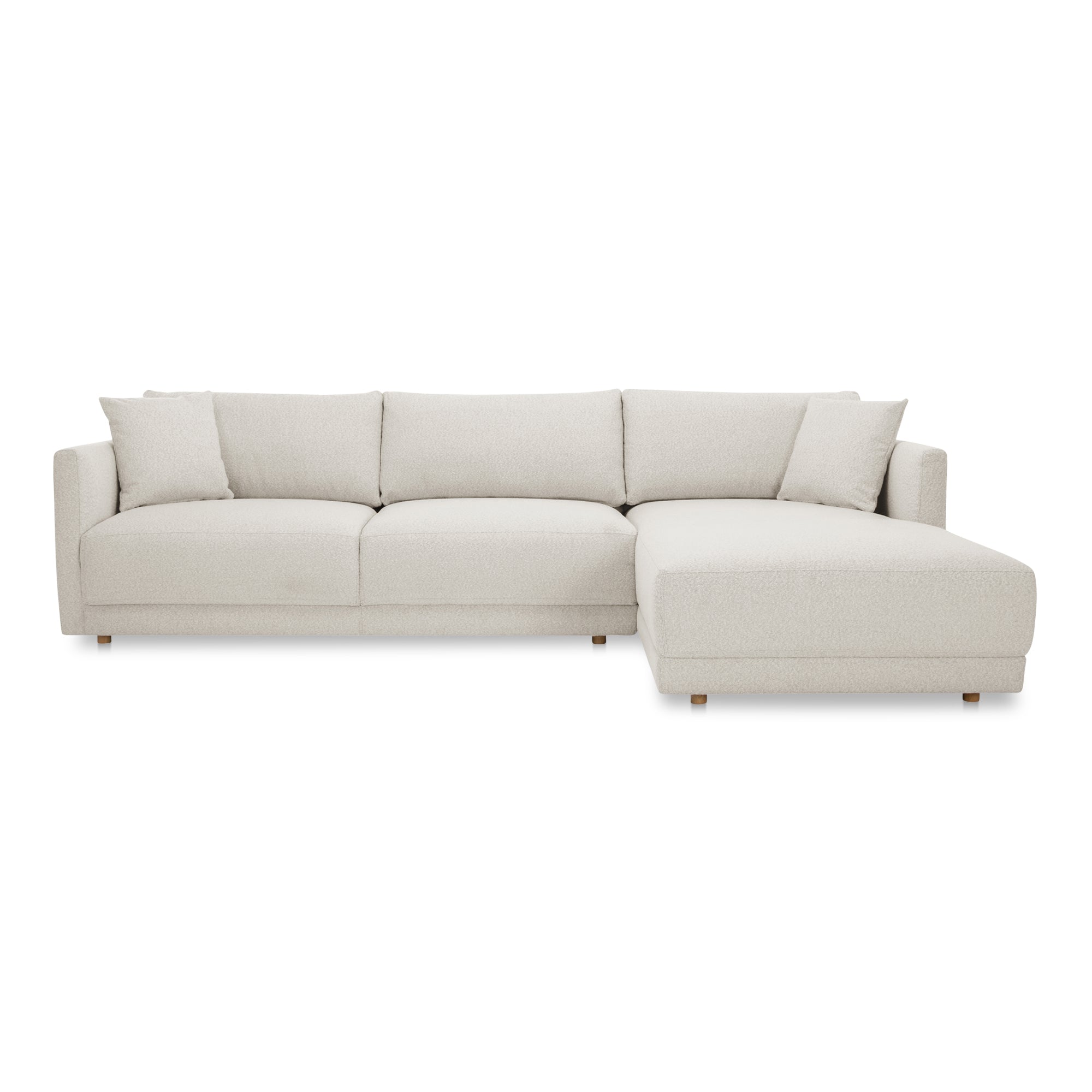 Bryn Sectional Right Oyster by Moe's Home Collection