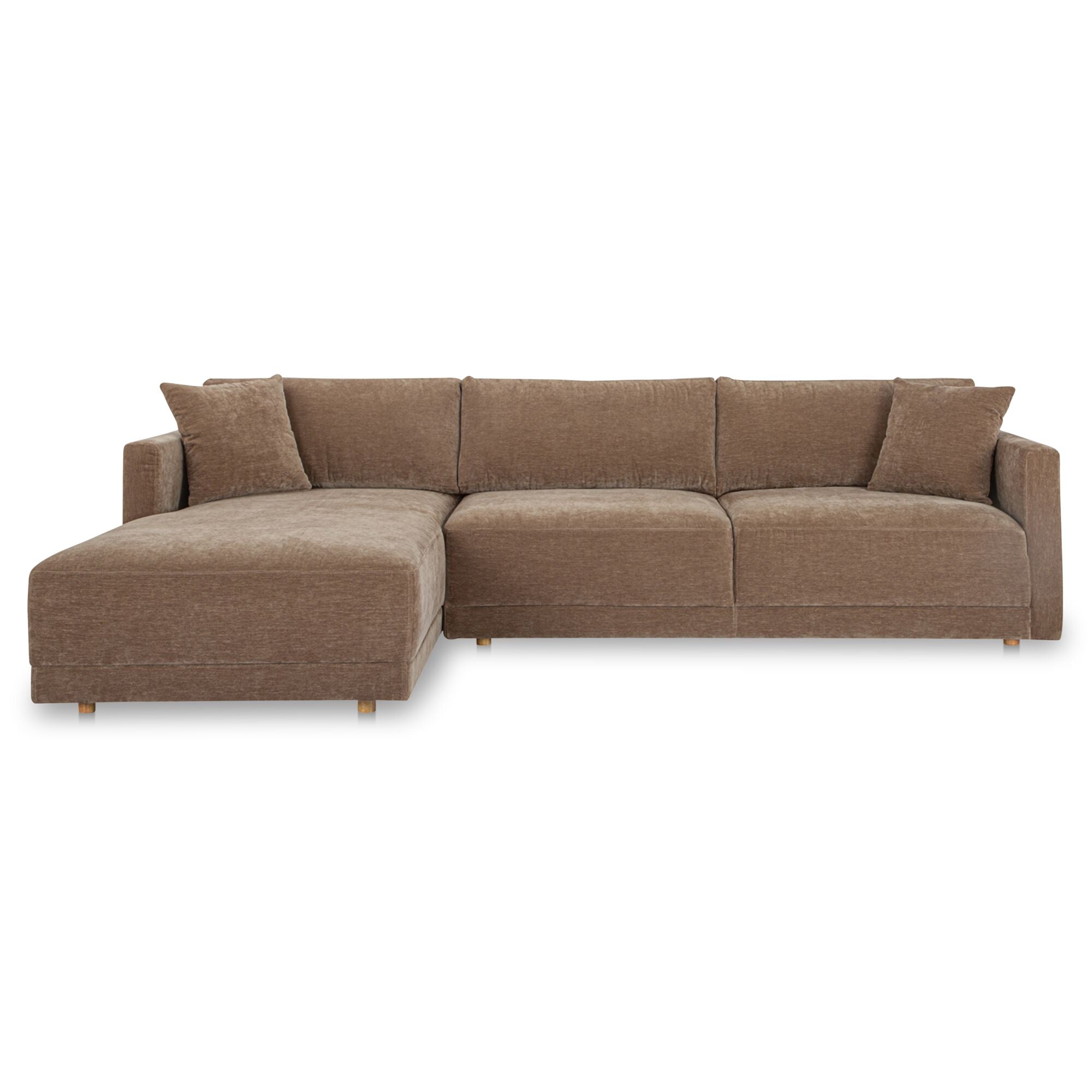Bryn Sectional Camel Left by Moe's Home Collection
