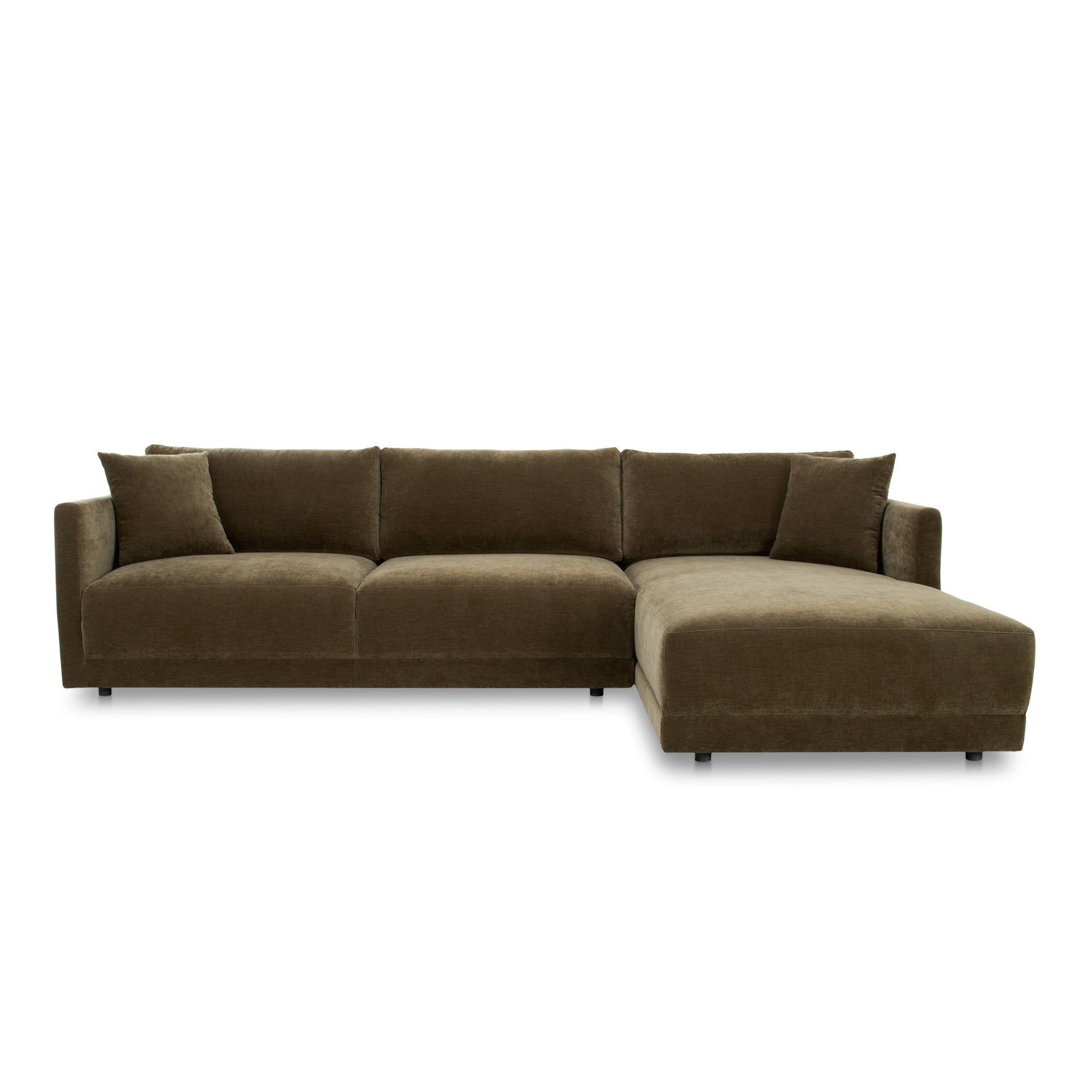 Bryn Sectional Right Heritage Cedar Green by Moe's Home Collection