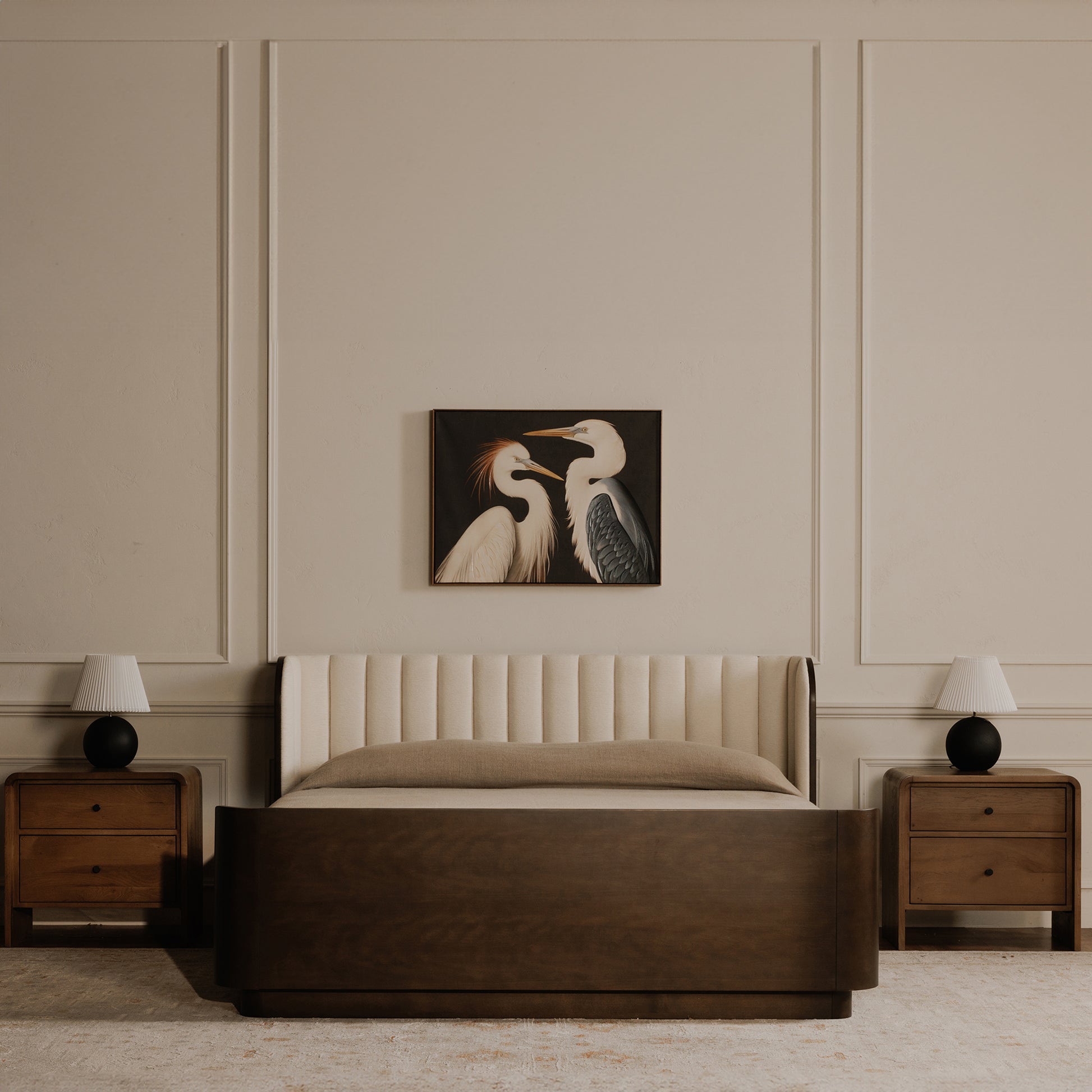 Two Cranes Framed Painting by Moe's Home Collection - view 2