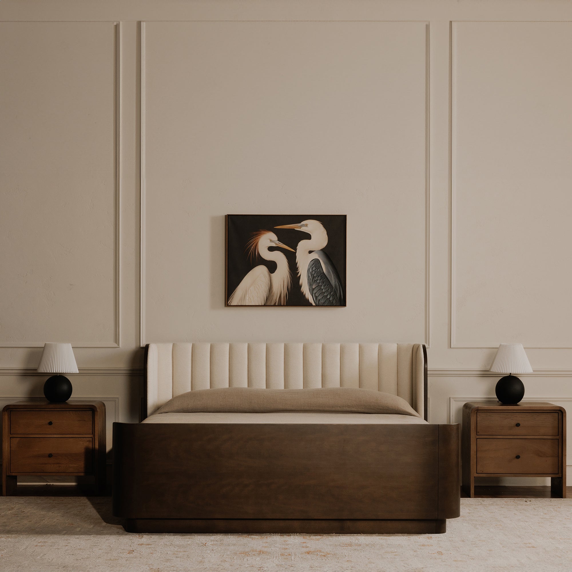 Two Cranes Framed Painting by Moe's Home Collection - view 2
