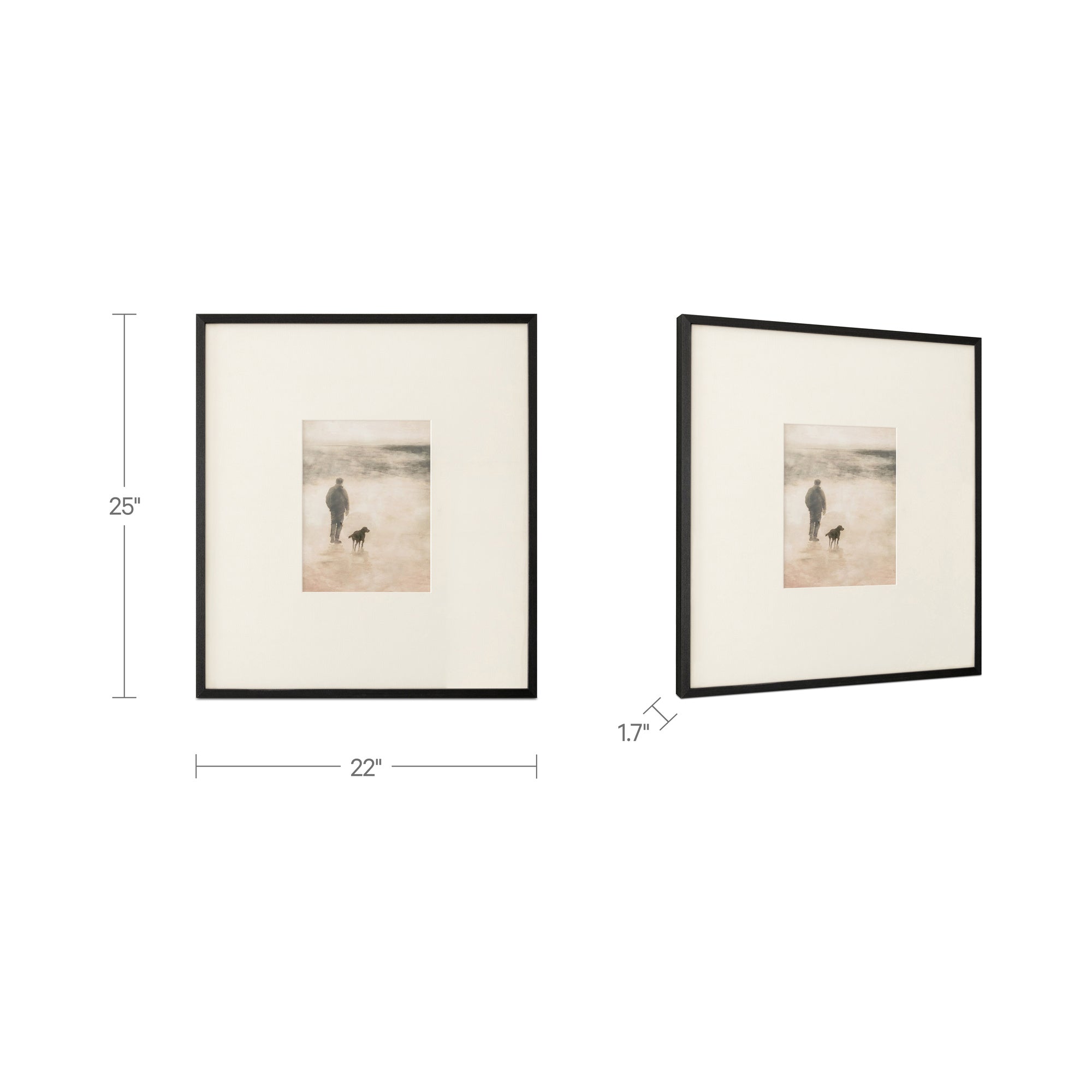 Strand 1 Framed Print by Moe's Home Collection - view 3