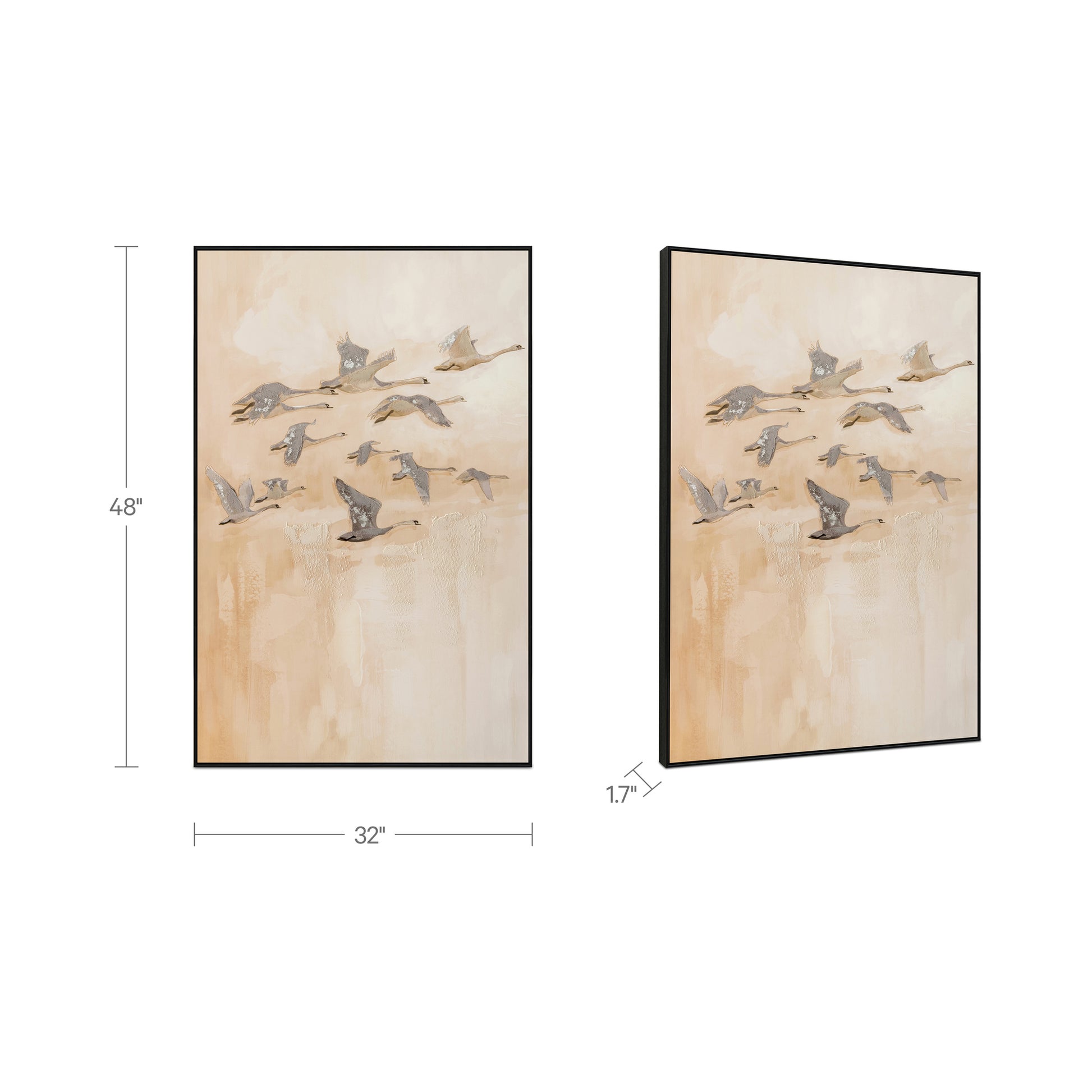 Unison Framed Painting by Moe's Home Collection - view 3