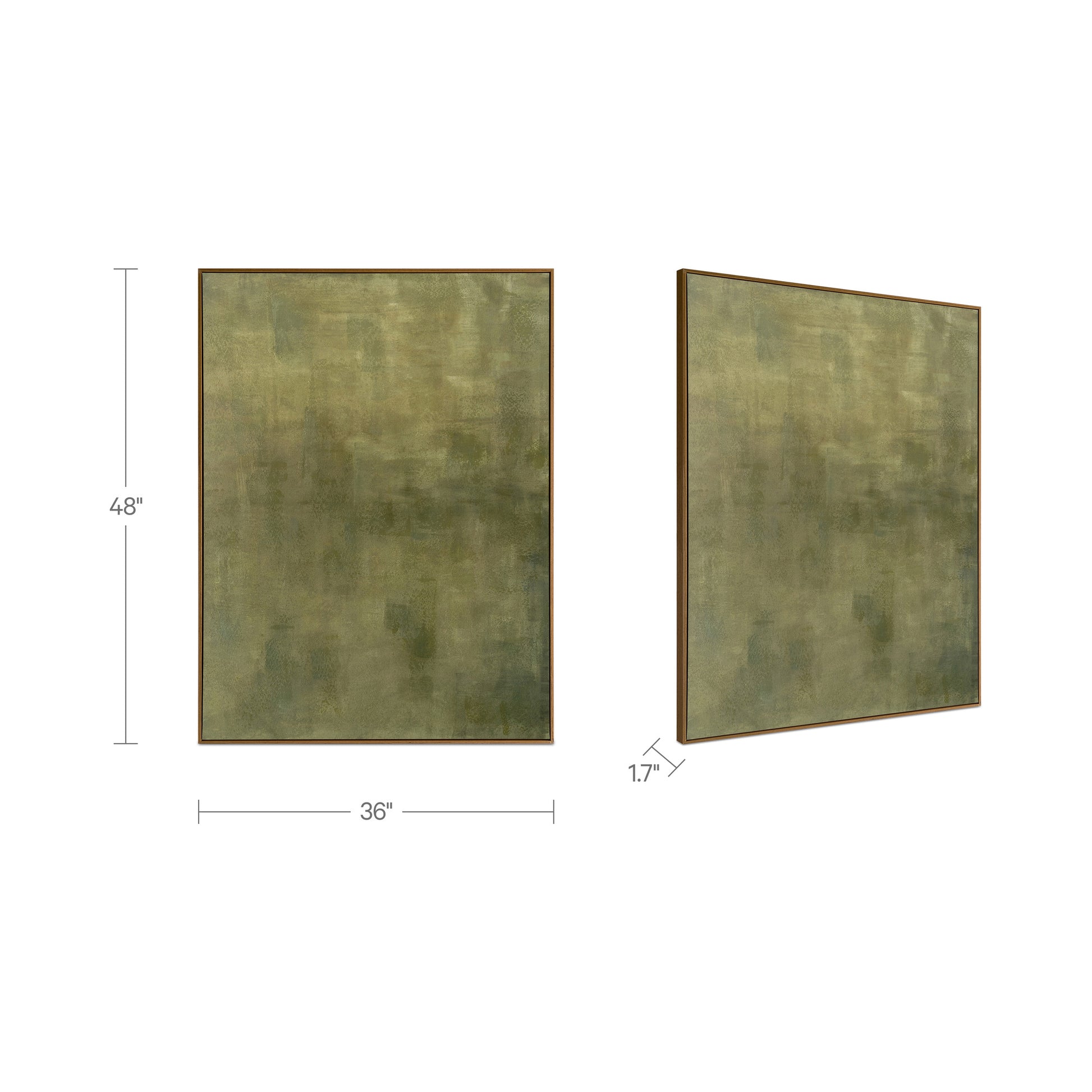 Enamor Framed Painting Olive by Moe's Home Collection - view 3