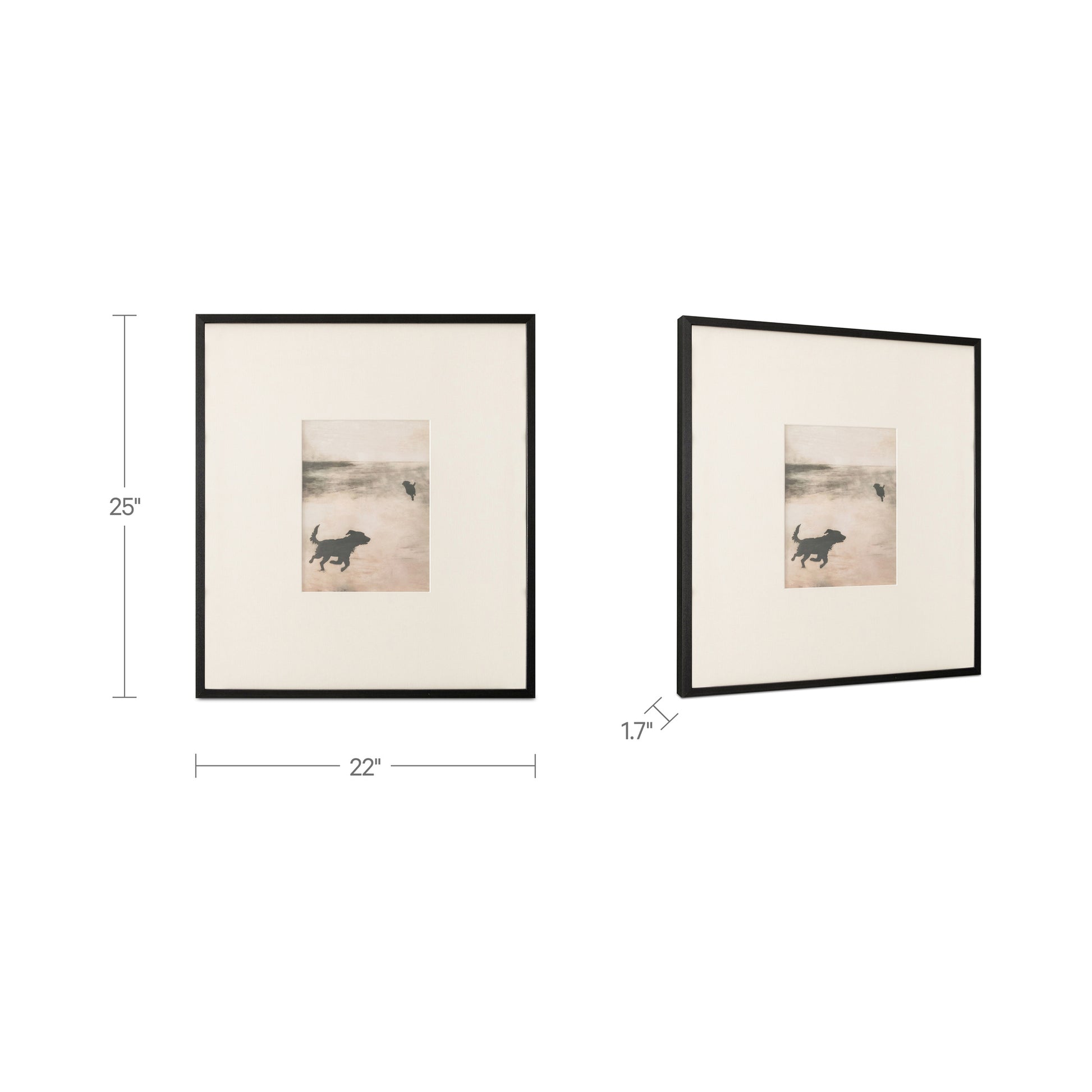 Strand 2 Framed Print by Moe's Home Collection - view 3