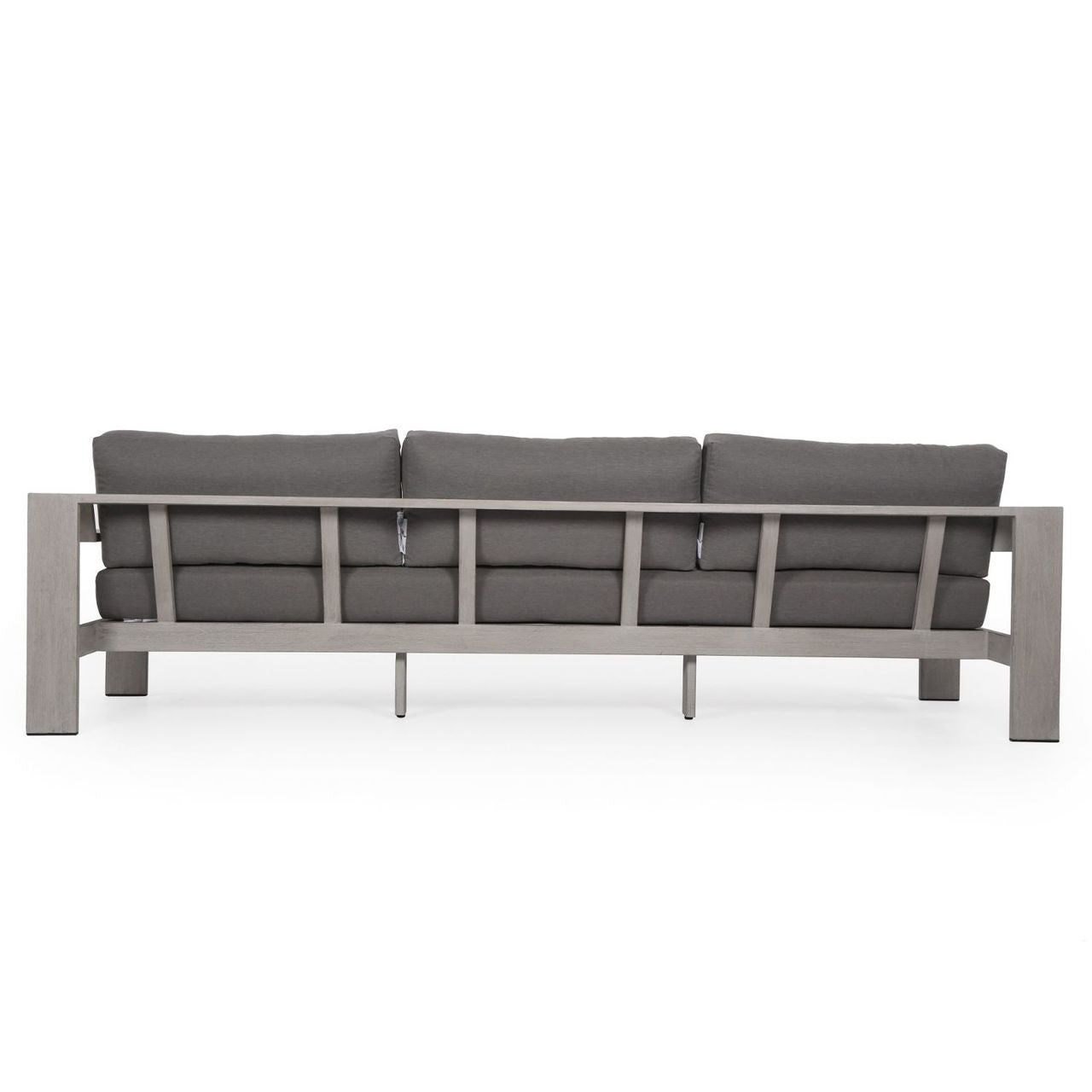 JSOL-007A,MONTEREY OUTDOOR 3 SEATER SOFA-106"-GREY