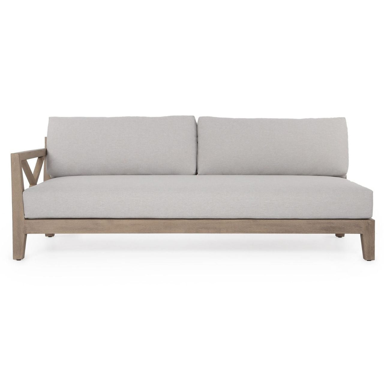 JSOL-018-SOFL,HUNTINGTON OUTDOOR LAF SOFA PIECE-BROWN