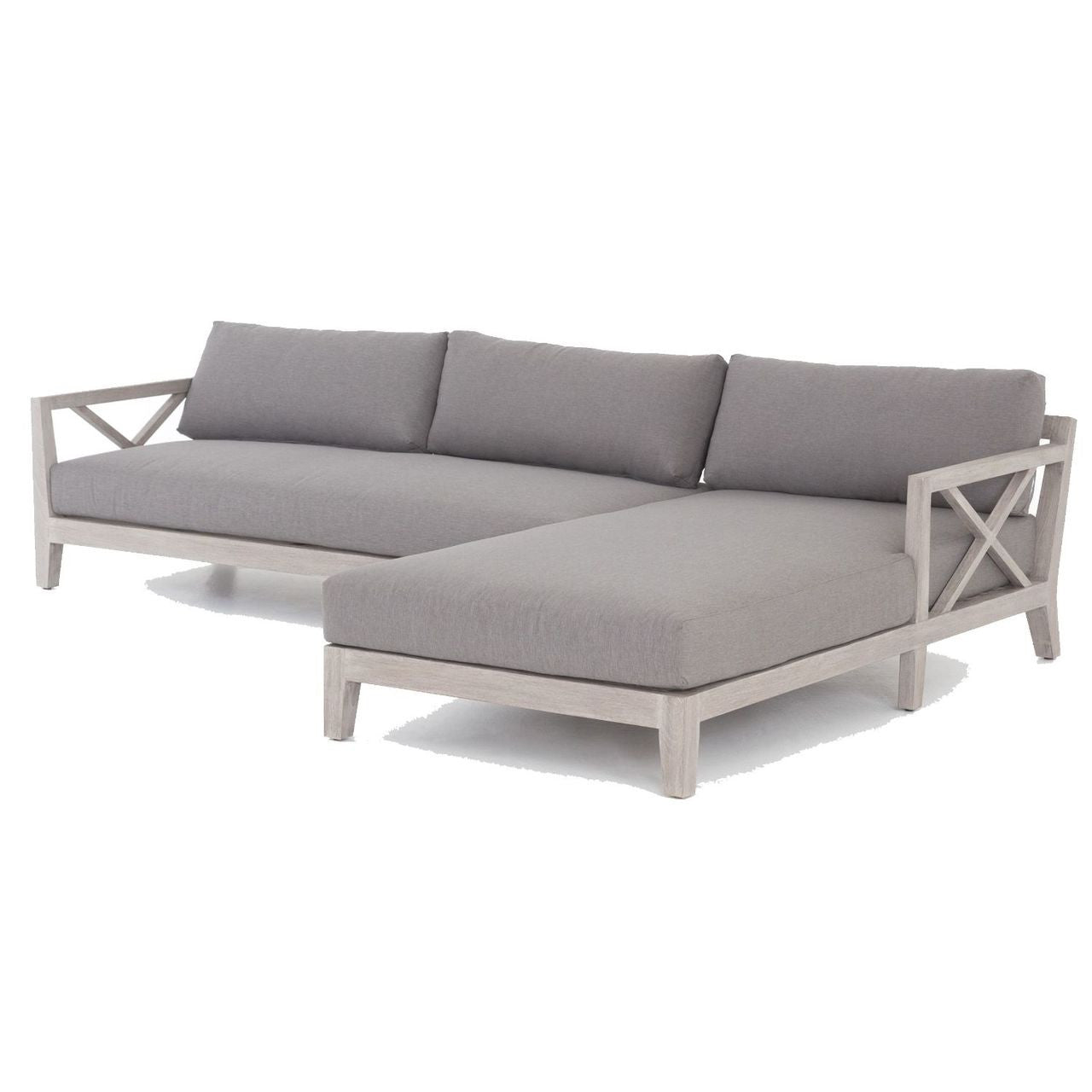 JSOL-018A-S2,HUNTINGTON 2-PC OUTDOOR SECTIONAL-RAF CHAISE